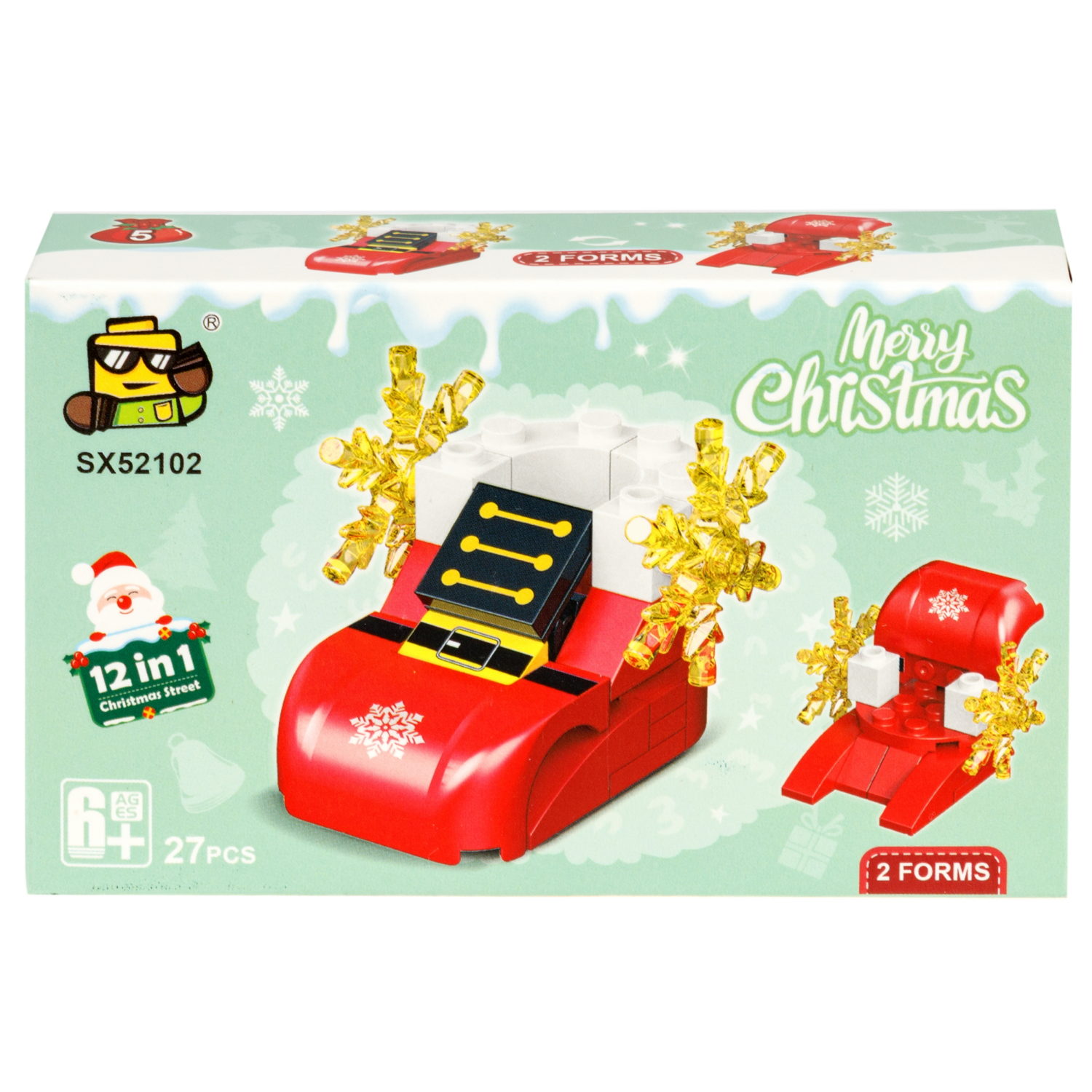 Конструктор 1TOY Blockformers С Новым годом! 12 видов, от 23 до 29 деталей