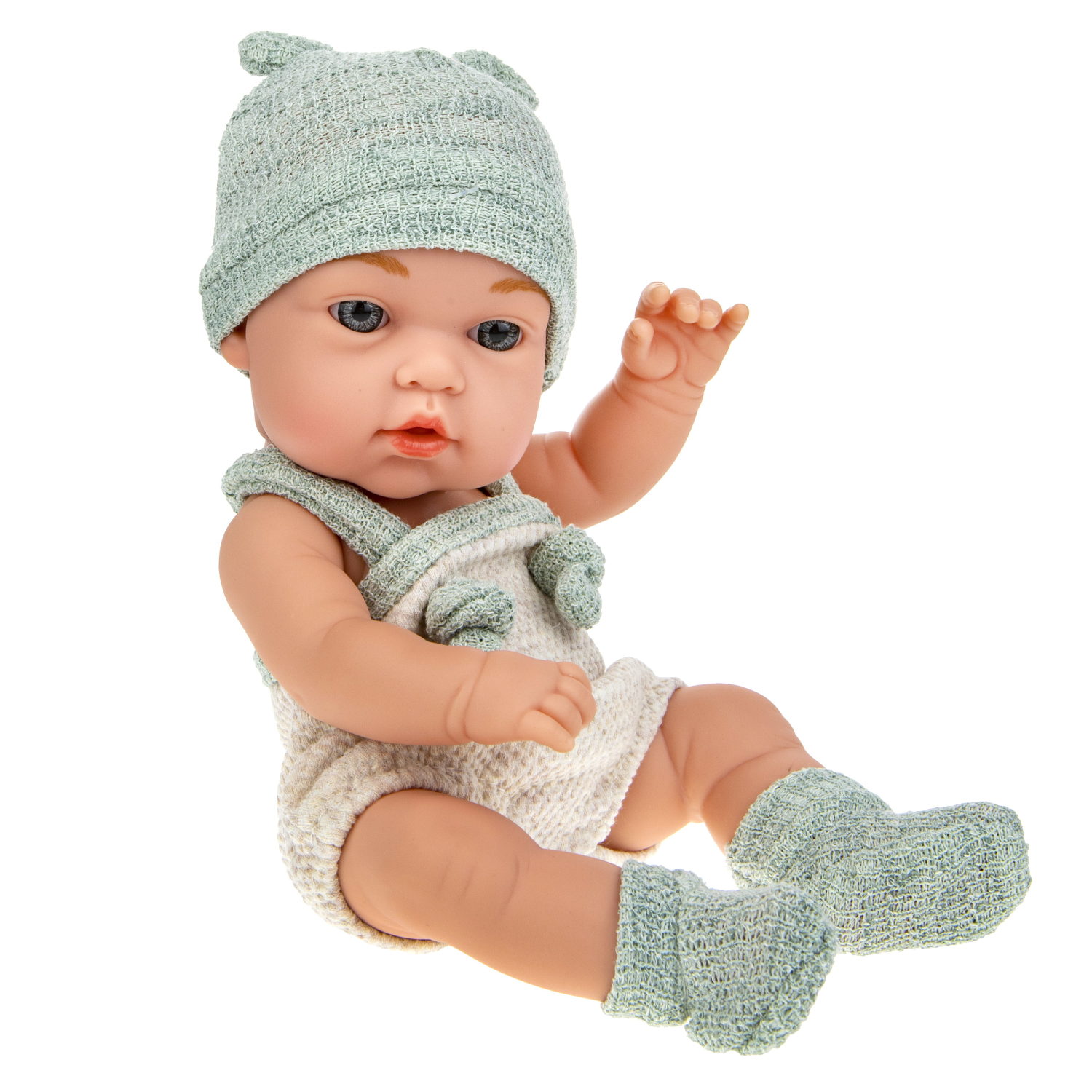 Пупс 1TOY Baby Doll в голубой одежде, 30 см