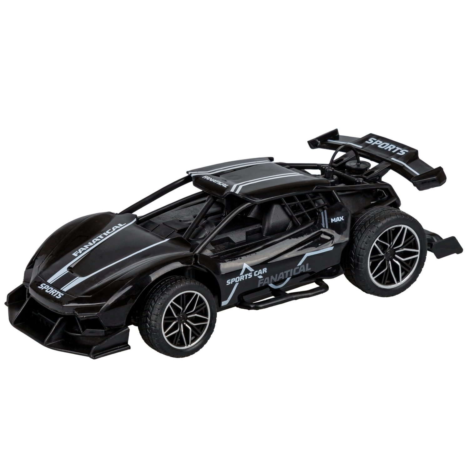 1toy Драйв Спорткар Машина на р/у, 1:22, 27 МГц, 4 канала, свет, черная