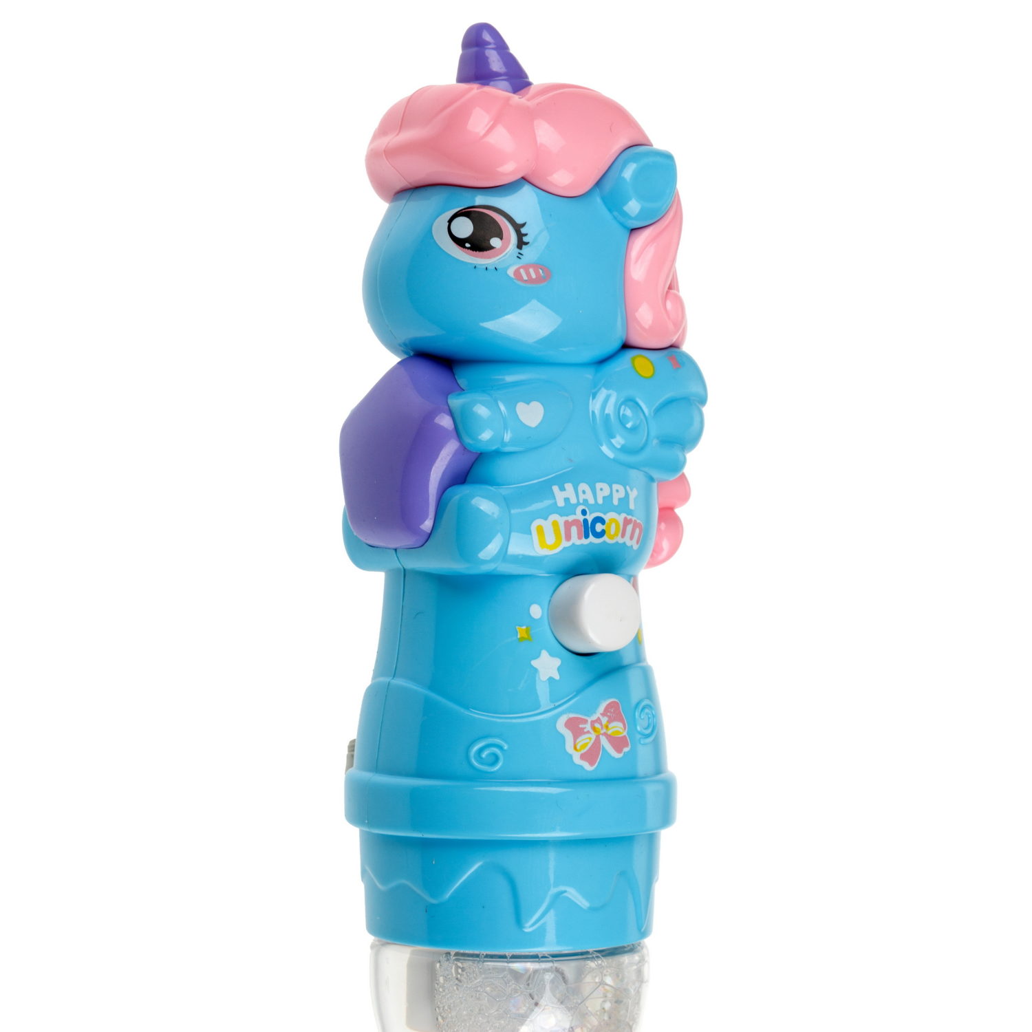 Мыльные пузыри 1TOY Мы-шарики! Единорог с веерным венчиком, 160 мл, 3 цвета в ассортименте