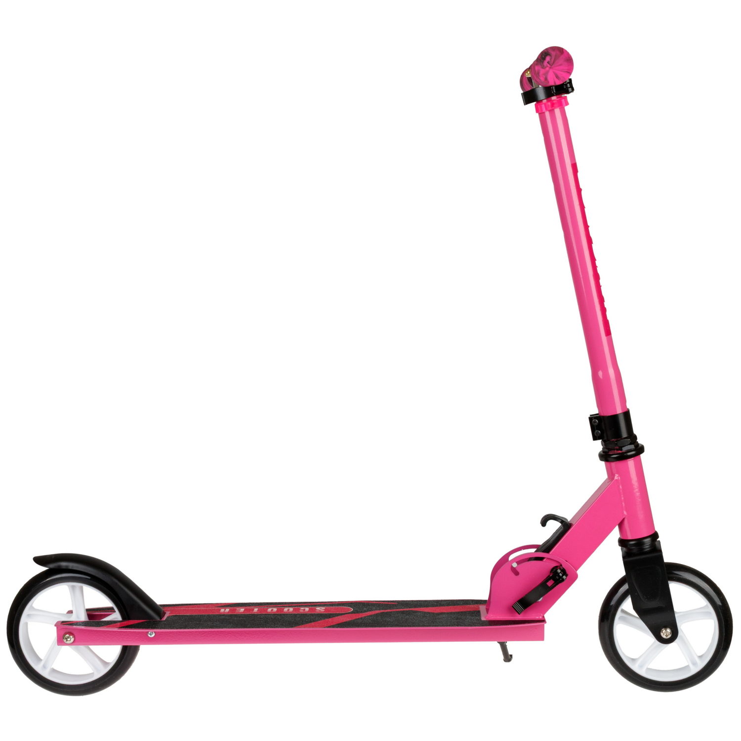 Самокат Navigator, 2-х кол. PU 2х145 мм, складной, TPR грипсы, , розовый металлик