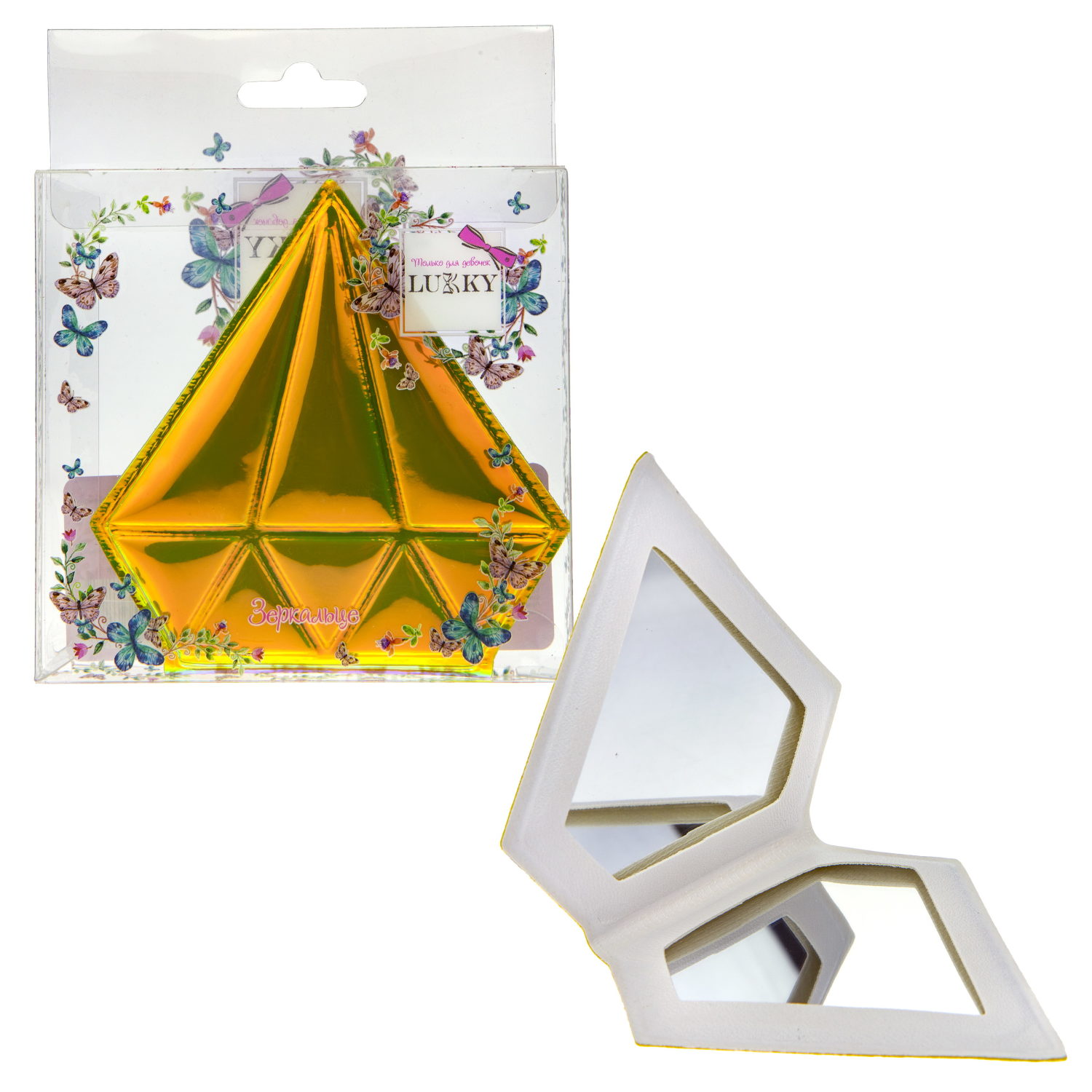 Lukky зеркальце карманное "Кристалл"