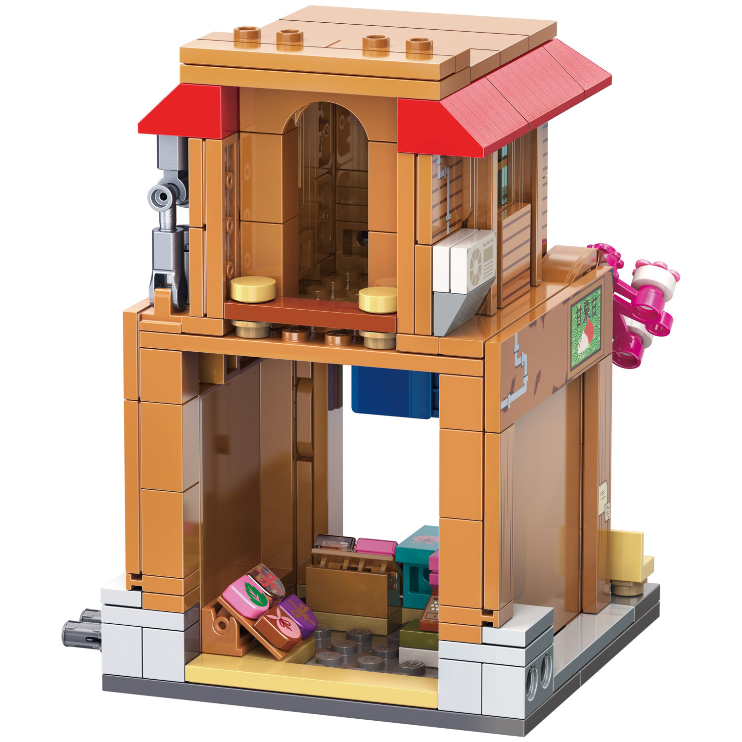 Naruto конструктор "Кондитерская Амагурияма" для мальчиков и девочек, 318 деталей