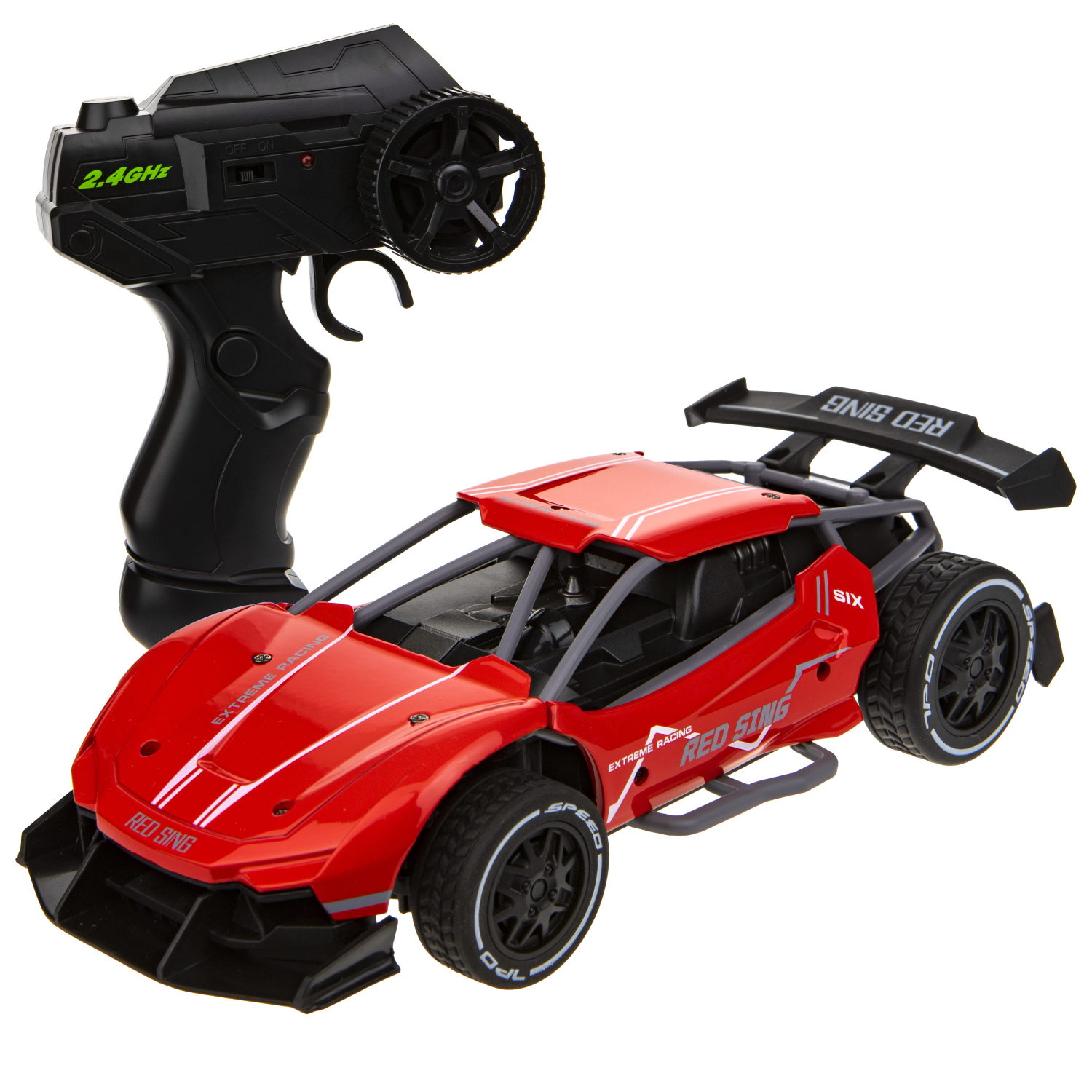 Машинка на пульте управления 1TOY Драйв спортивная, гоночная, спорткар на радиоуправлении