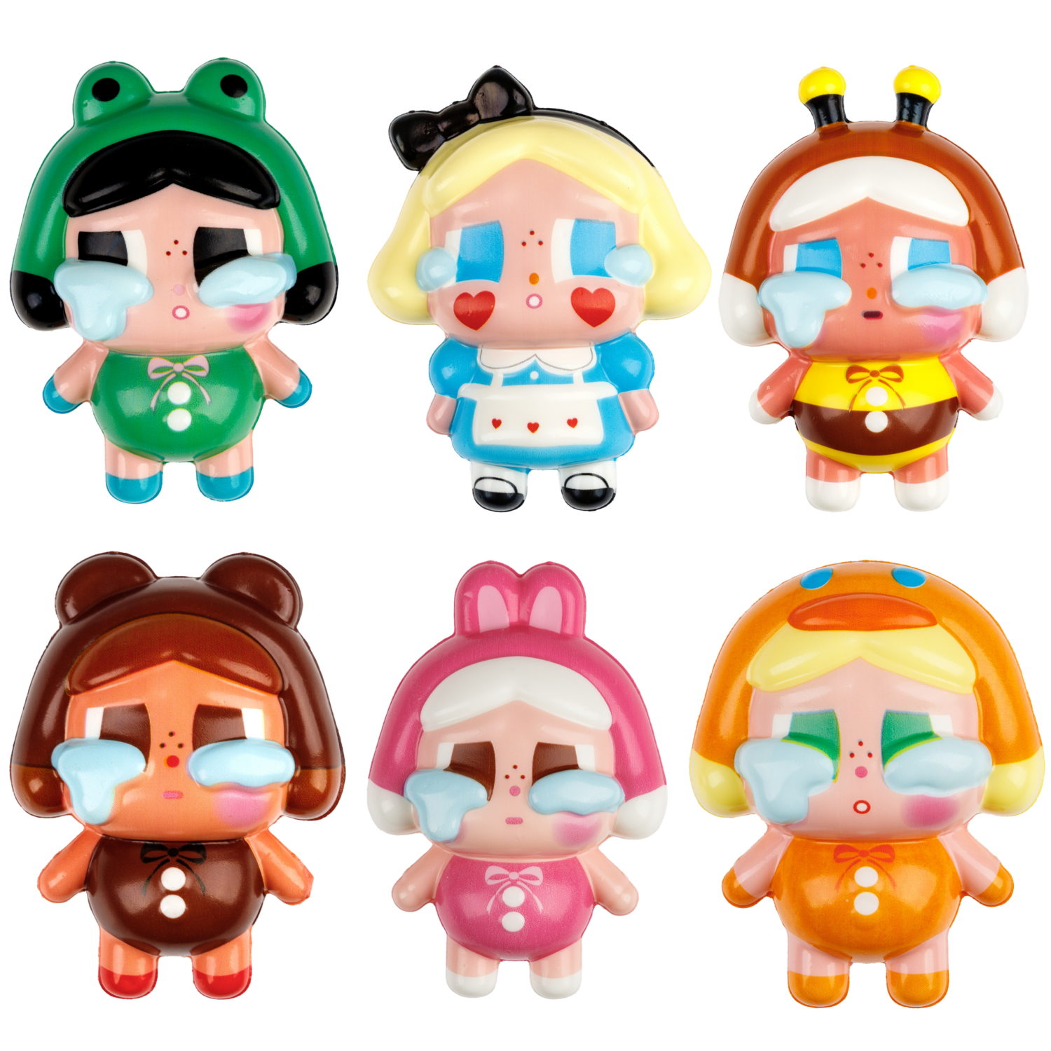Сквиш 1TOY LollyTears, 11 см, 6 видов в ассортименте