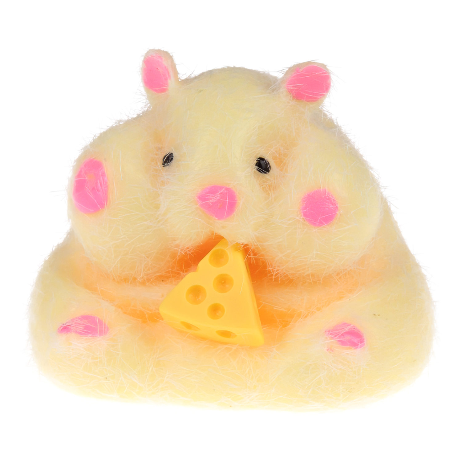 Таба сквиш 1TOY Крутой замес Пушок,  Хомяк, 7х5,5х3 см