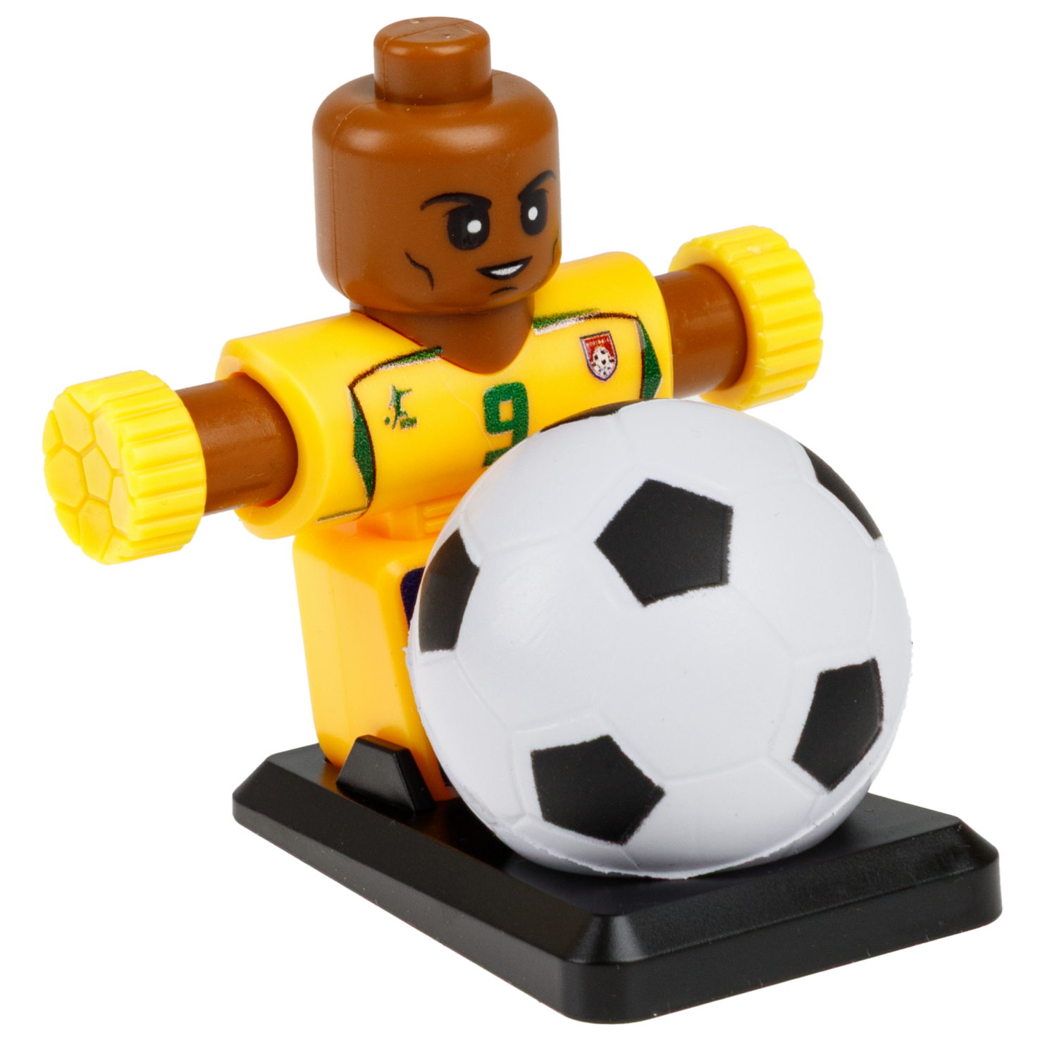 Фиджетбол 1TOY Легенды футбола Бразилия - Испания, 2 футболиста