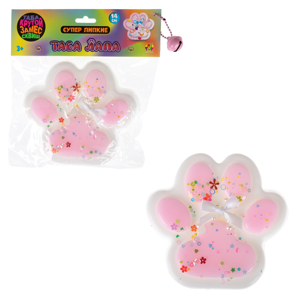 Таба лапа цветная 1TOY Крутой замес, большая, 14х3,5 см