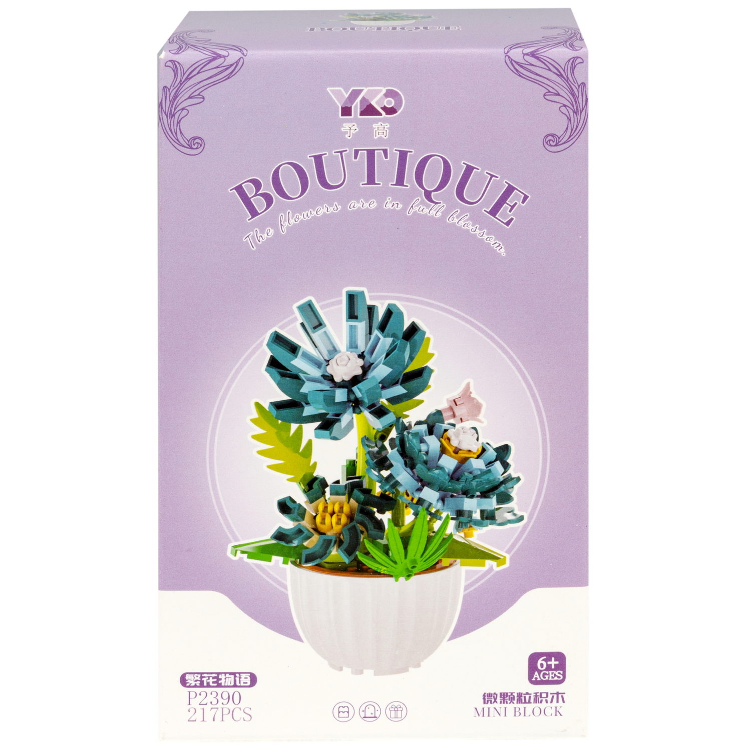 Конструктор 1TOY Blockformers "Цветы в горшках", 9 видов, от 138 до 223 деталей