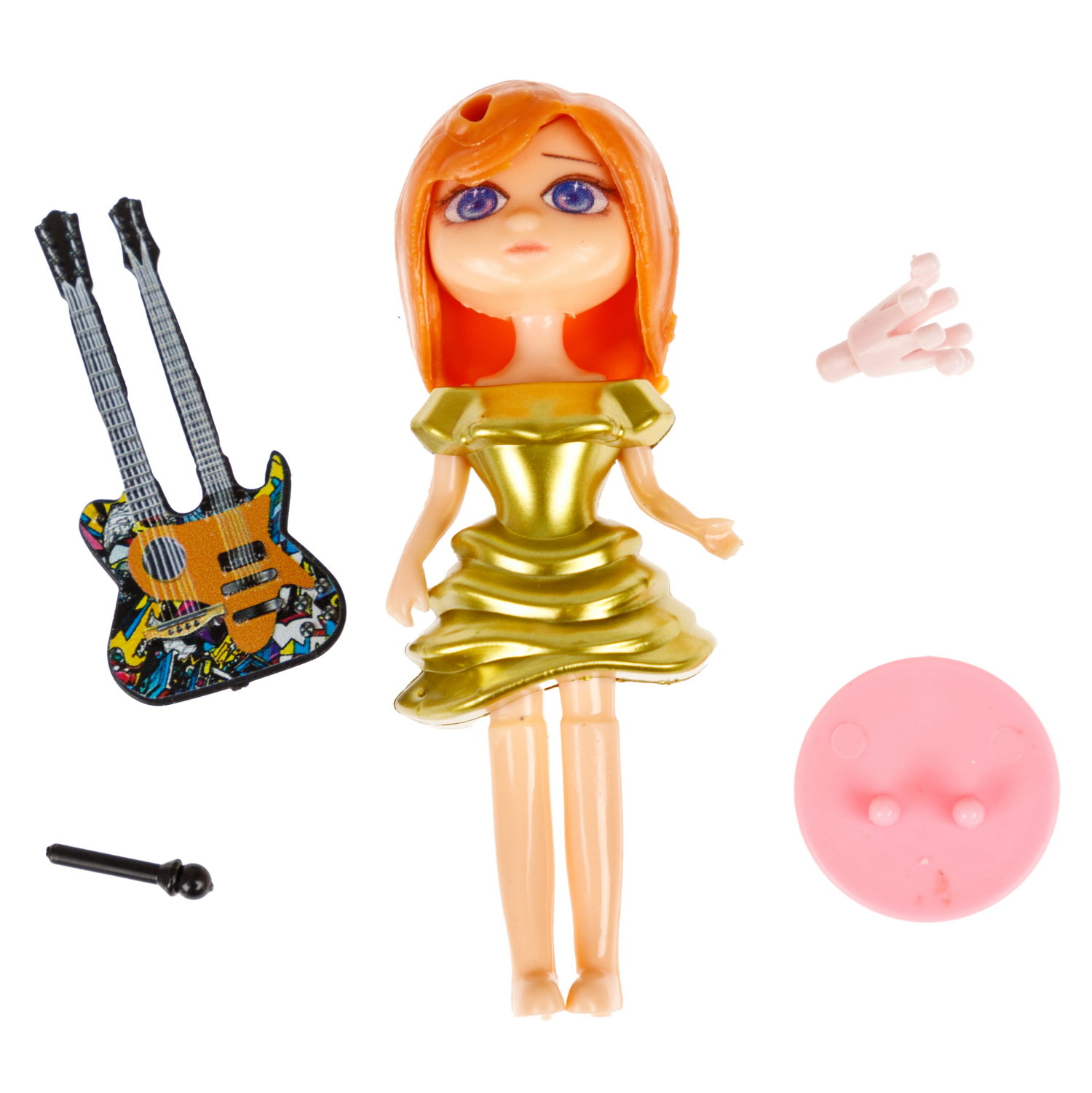 Кукла 1TOY K-POP Girls band с музыкальными инструментами, 30 видов в ассортименте