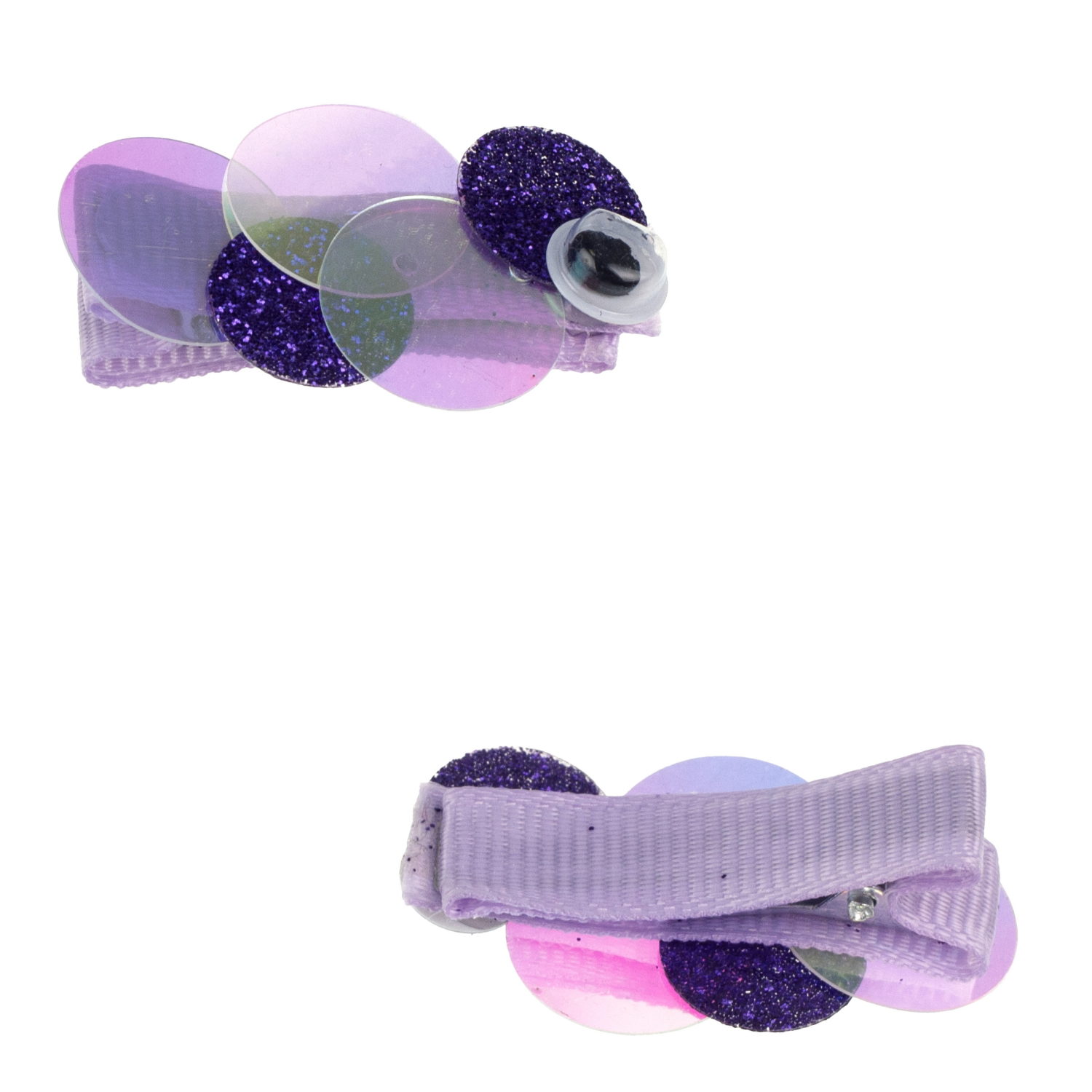 Lukky Fashion набор аксессуаров для волос сиреневый, в наборе 10 заколок, подарочная упаковка 14х14х4см