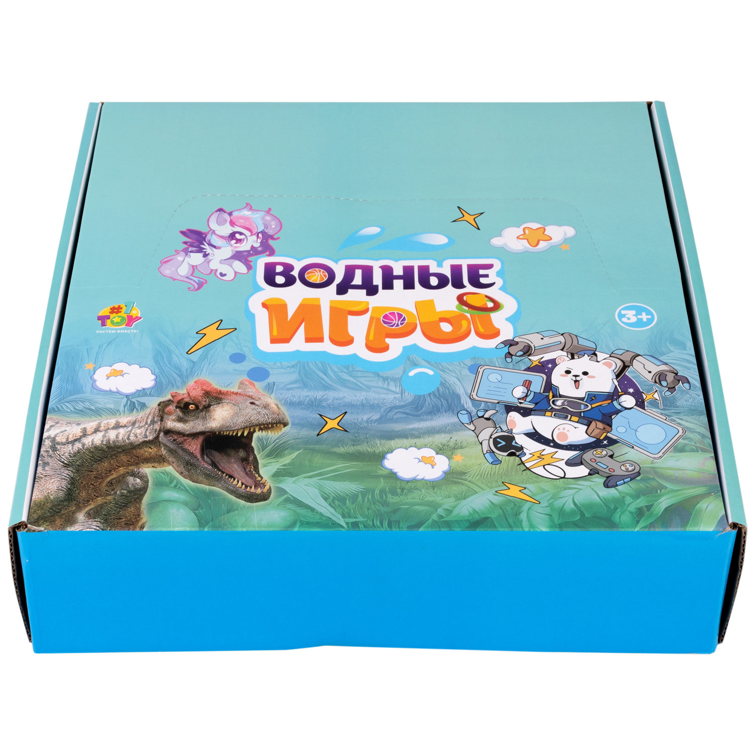 1TOY Игра с водой Забрось мячики Мишка аниме, 3 вида в ассортименте