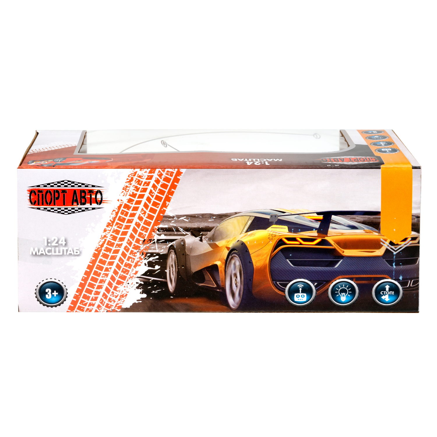 Машинка на пульте управления 1TOY со светом