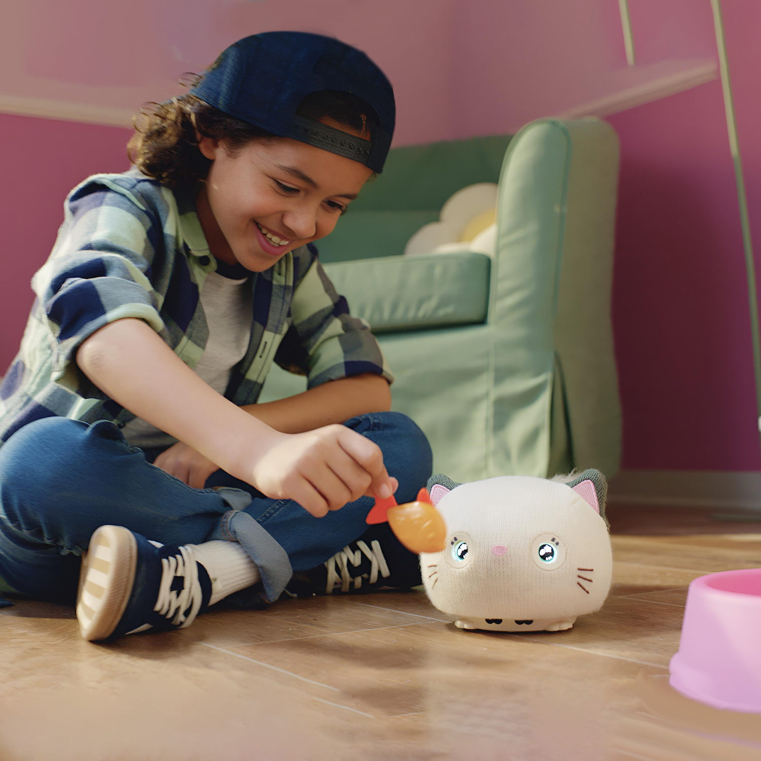 Интерактивная игрушка котик 1TOY Purro Мурро, разговаривающая, музыкальная, поющая, танцующая, умный питомец