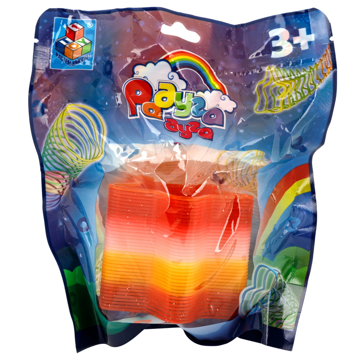 Пружинка радуга 1TOY «Радуга-дуга», 4 вида в ассортименте