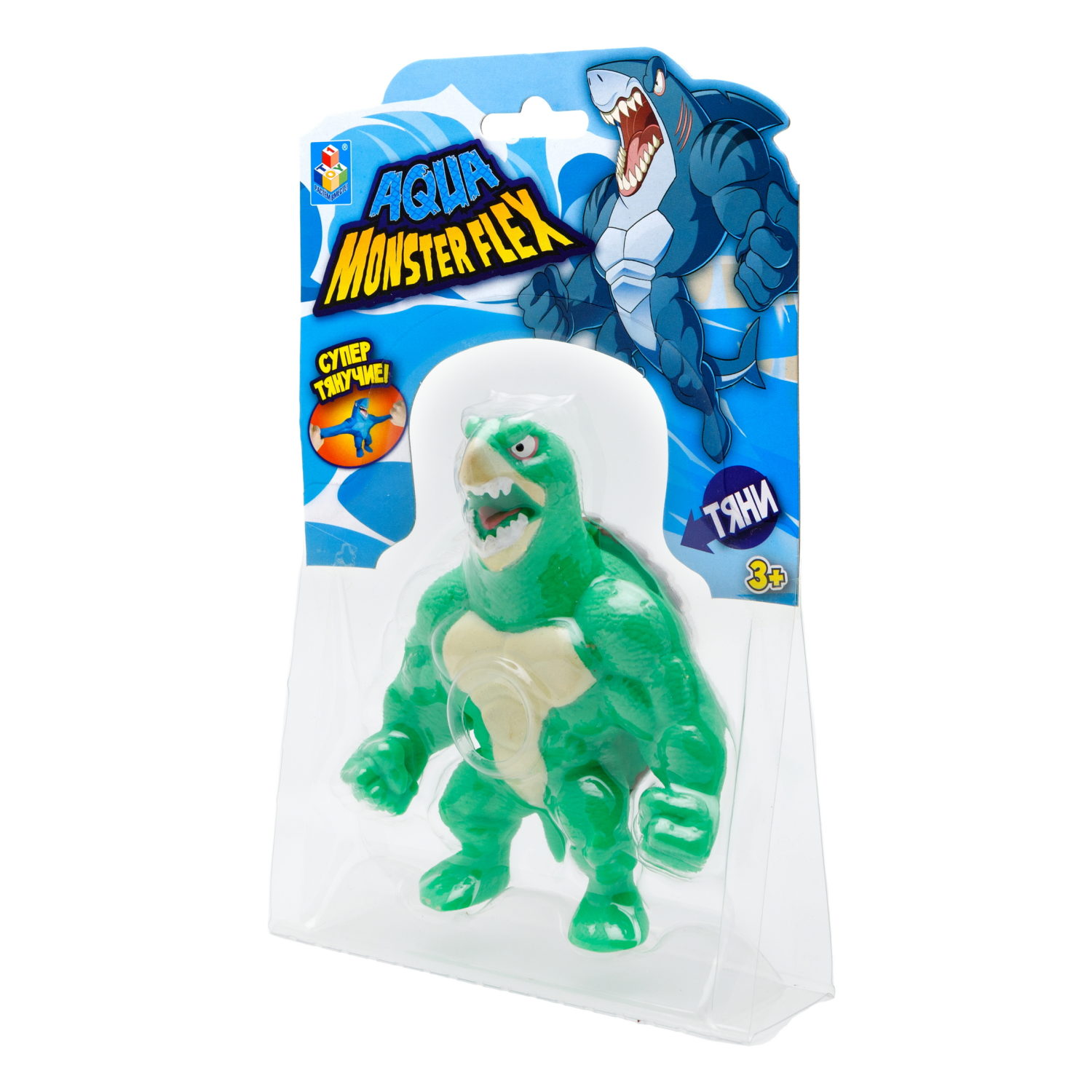 1Toy Игрушка для мальчика, тянучка монстр MONSTER FLEX AQUA, антистресс, 14 видов в ассортименте