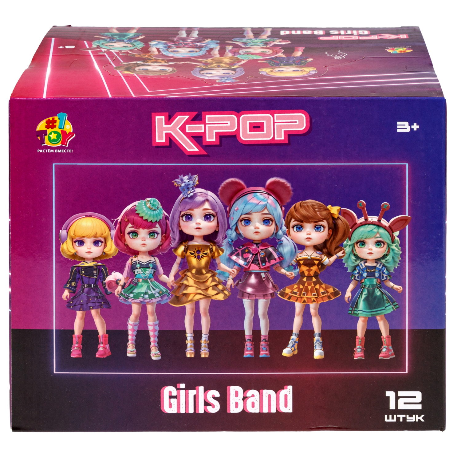 Кукла 1TOY K-POP Girls band с музыкальными инструментами, 30 видов в ассортименте