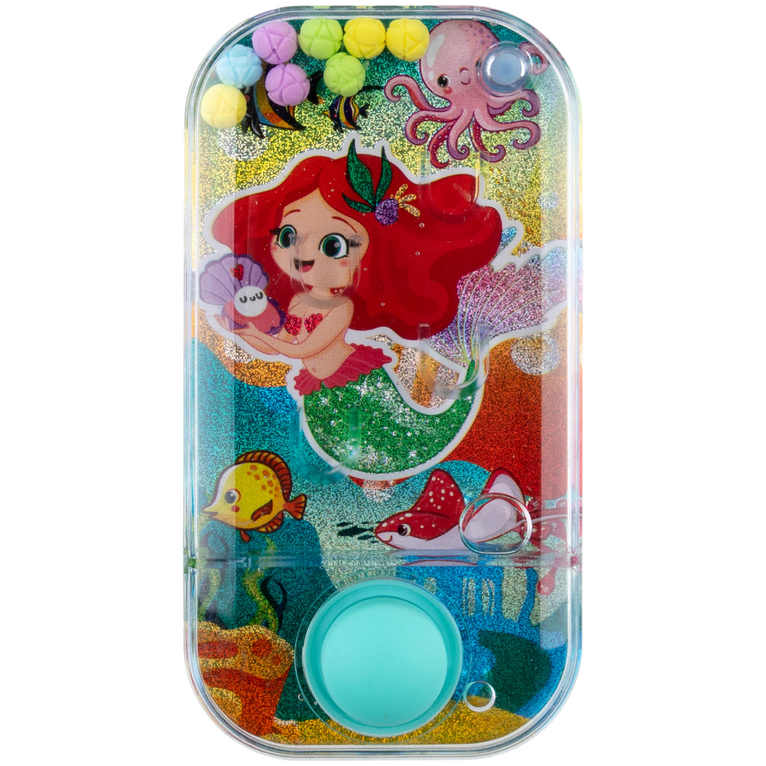 1TOY Игра с водой забрось мячики русалочки, 3 вида в асс. 11,5*6*2см, 24 шт в дисплей боксе