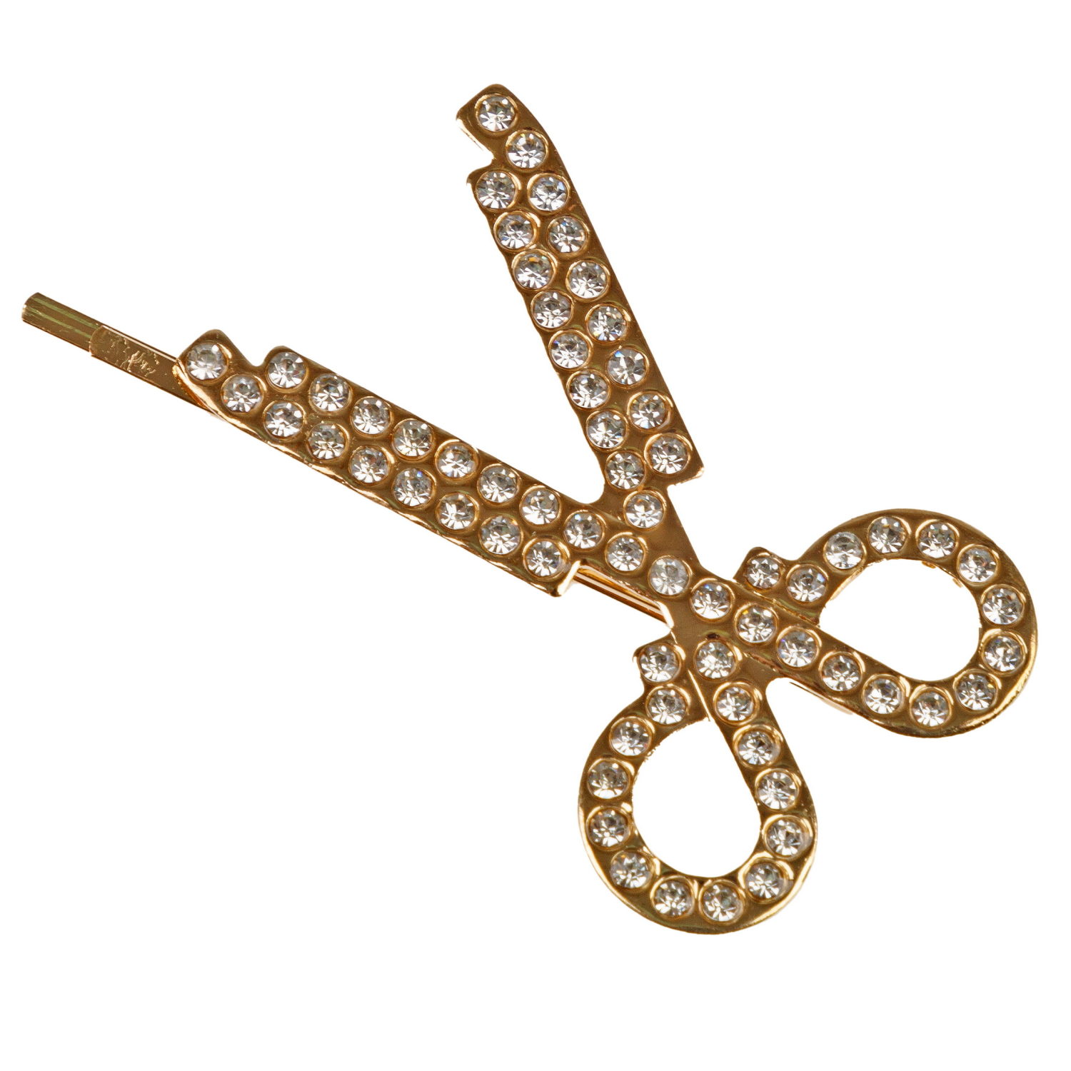 Lukky Fashion заколка ножницы невидимка стразы 1 шт