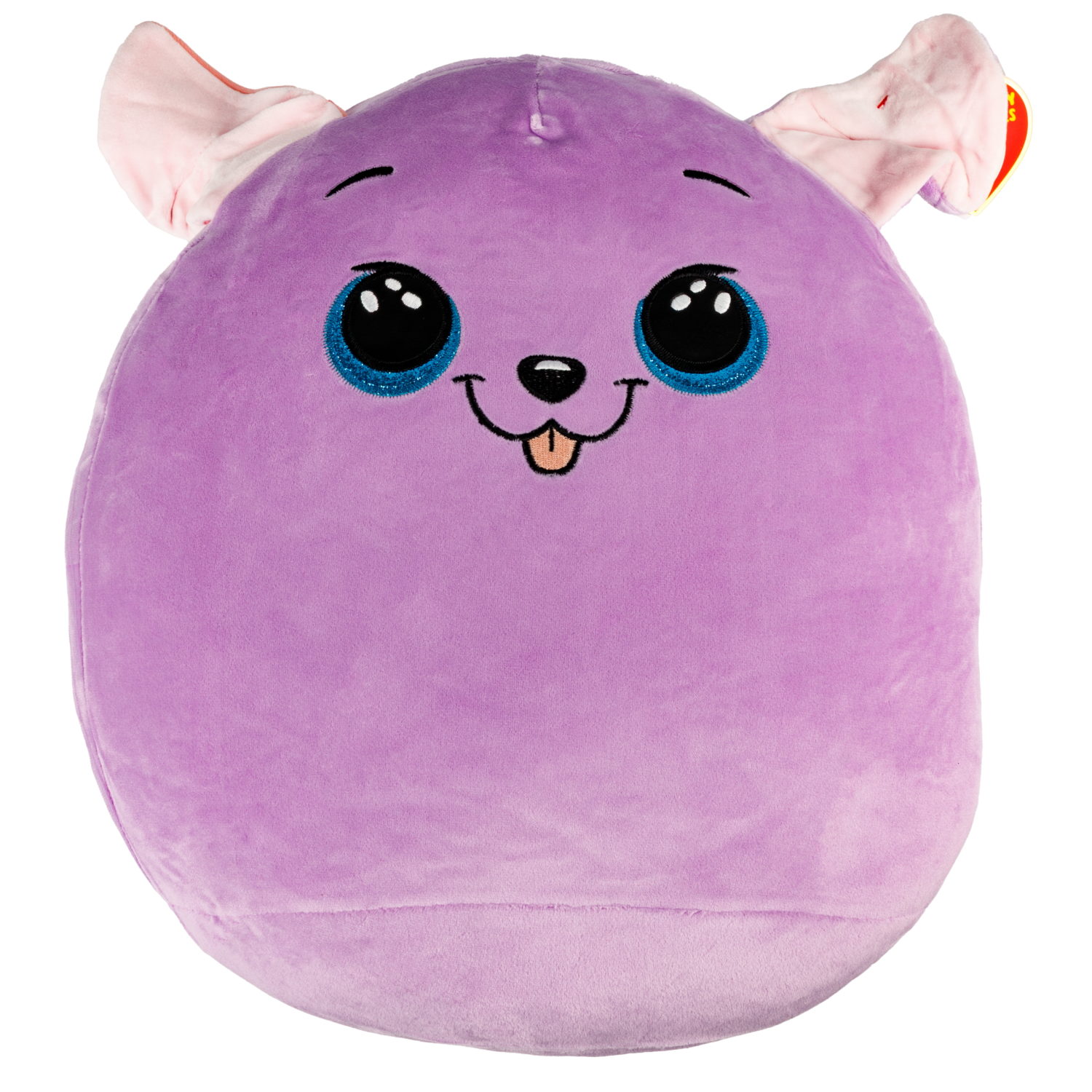 Мягкая игрушка TY Squish-a-boos лавандовая Cобачка Bitsy, 35 см