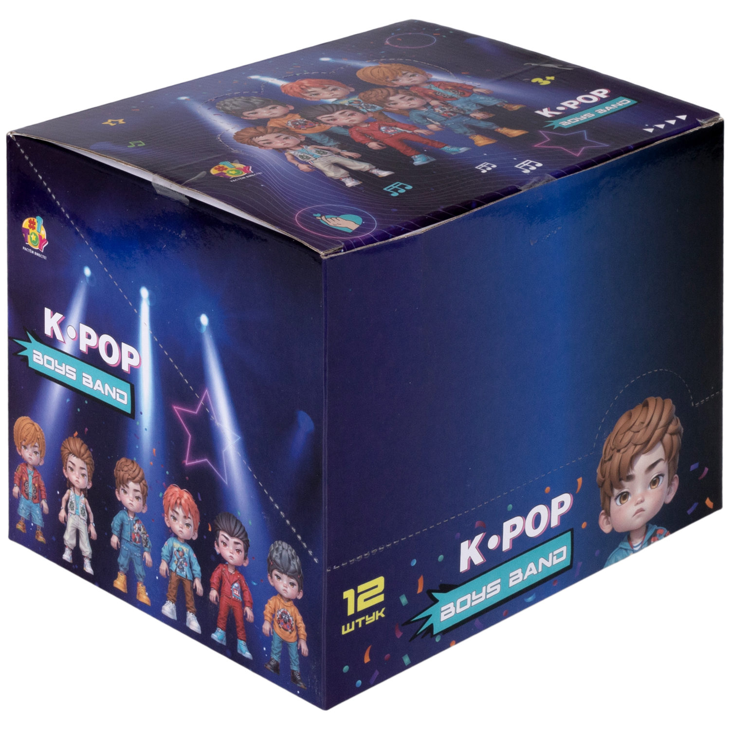 Кукла 1TOY K-POP Boys band с музыкальными инструментами, 6 видов в ассортименте