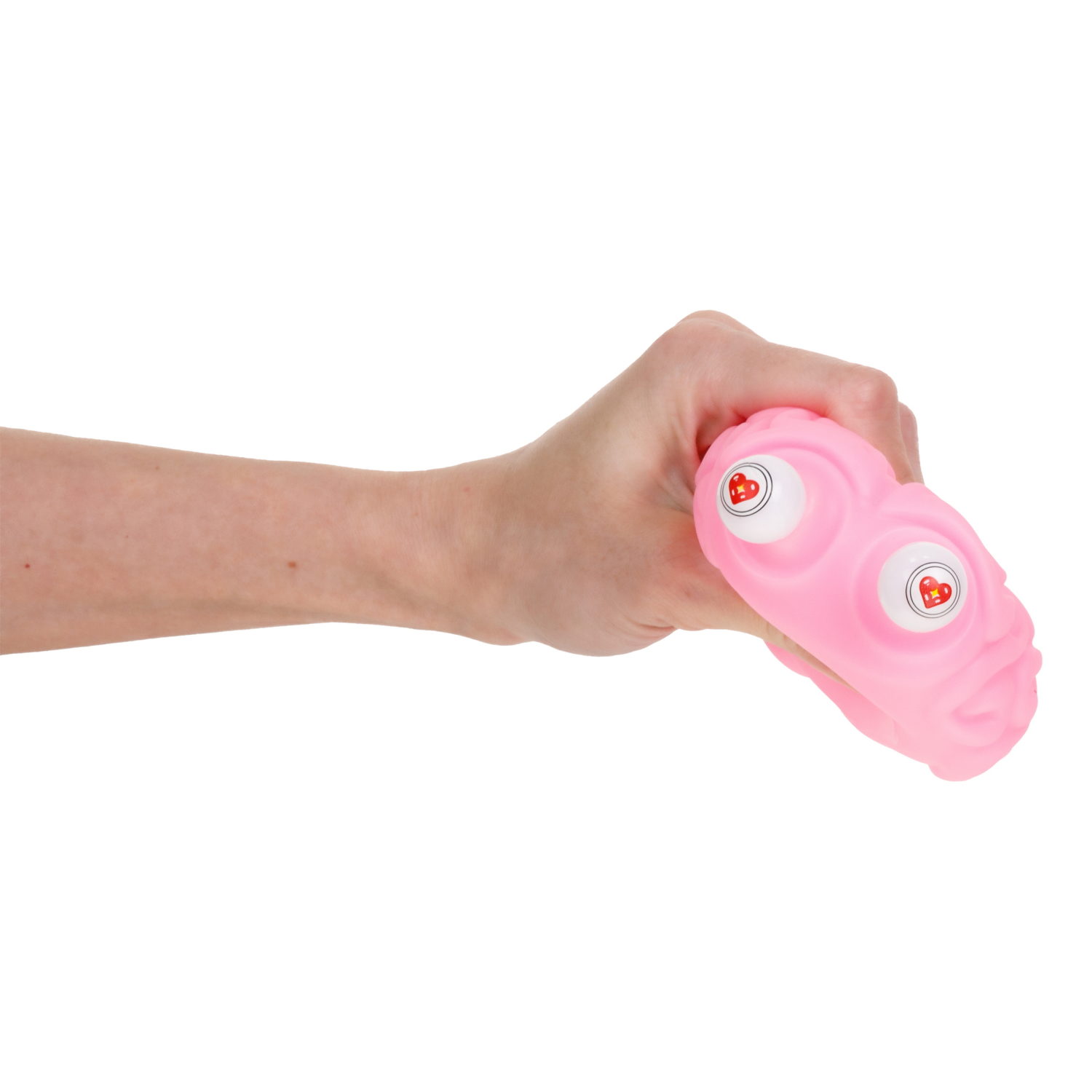 Игрушка антистресс для рук 1TOY пучеглаз Мозг, резиновая, мялка, жмякалка, для детей, для взрослого