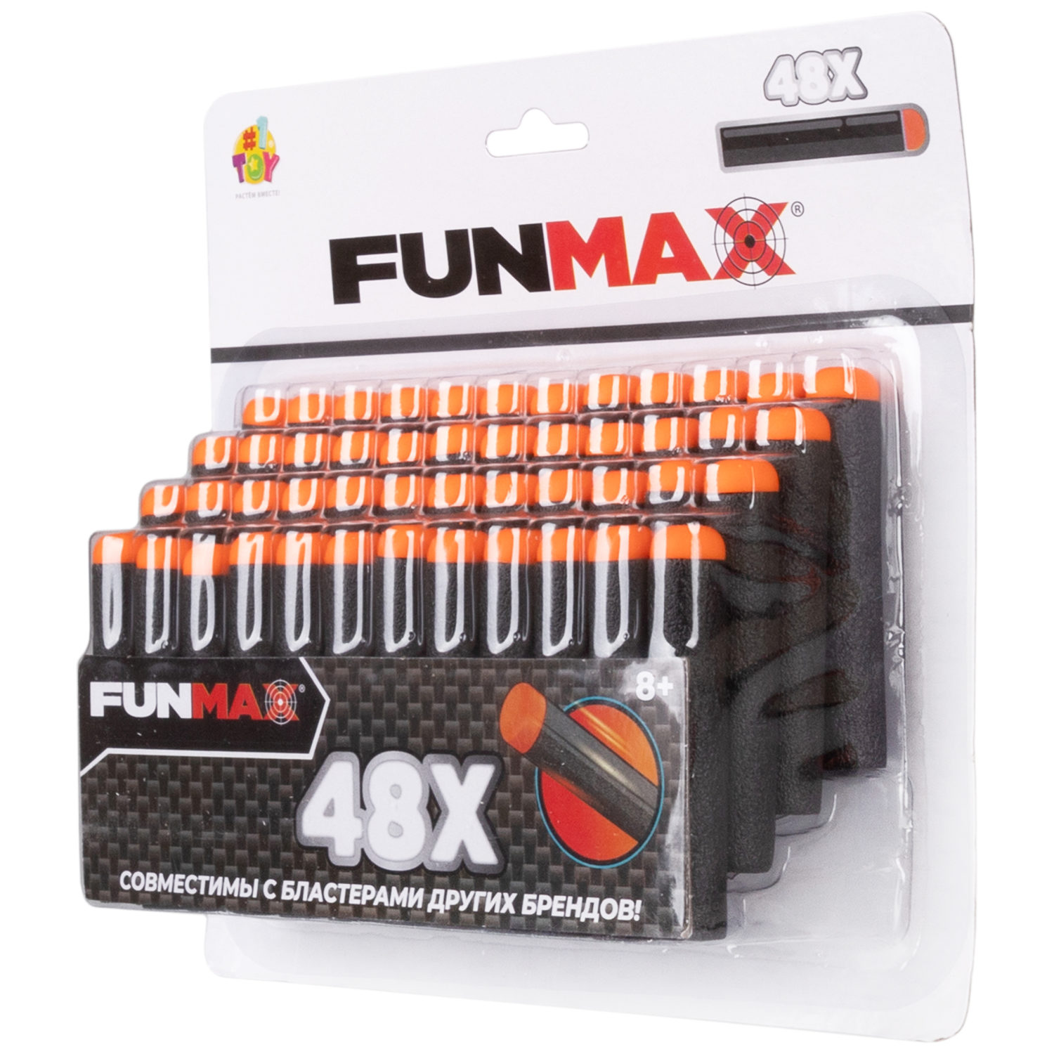1toy Funmax набор EVA снарядов, 48 шт., блистер