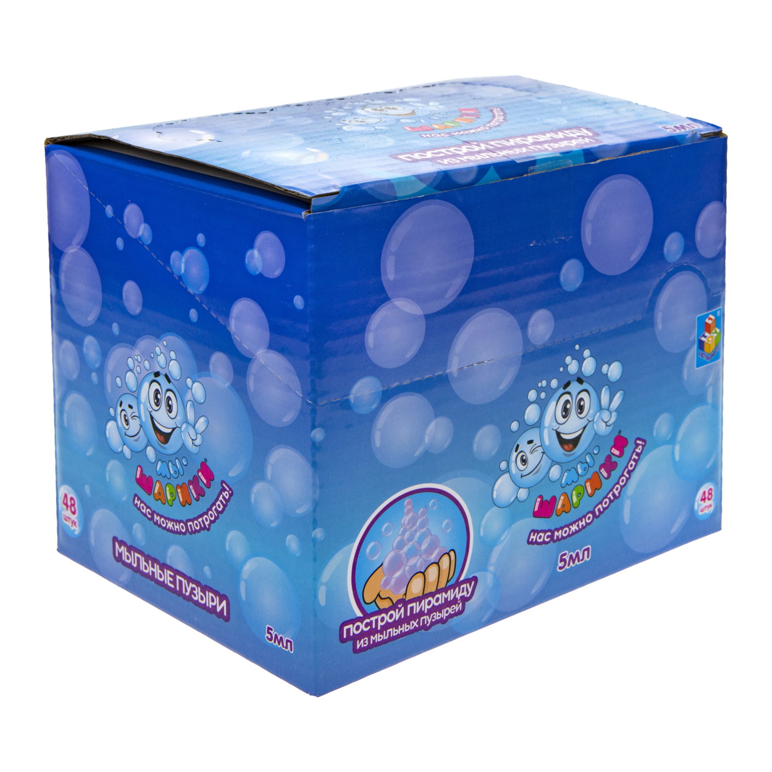 Нелопающиеся мыльные пузыри 1TOY "Мы-шарики!", 5 мл