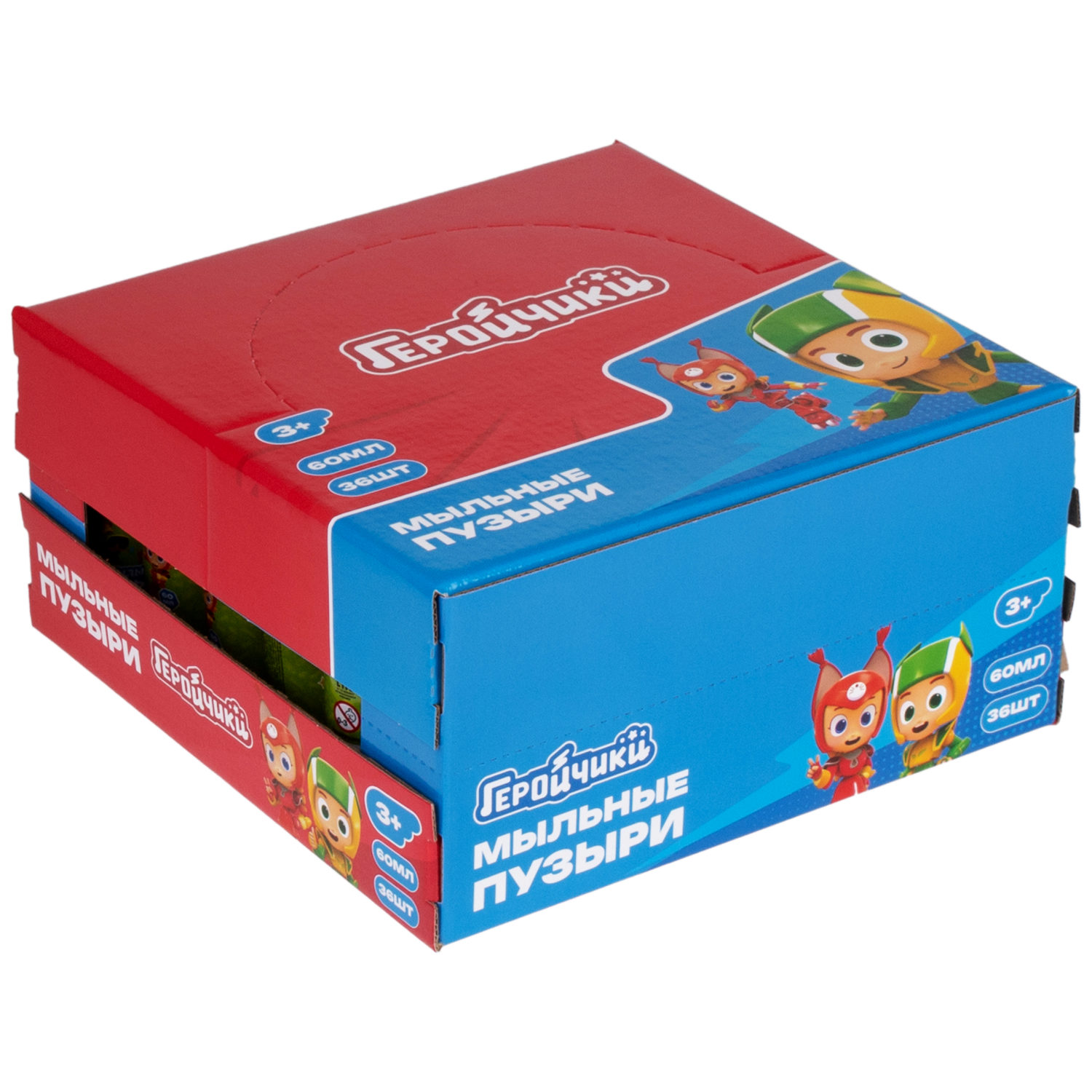1TOY Геройчики, мыльные пузыри, 60 мл