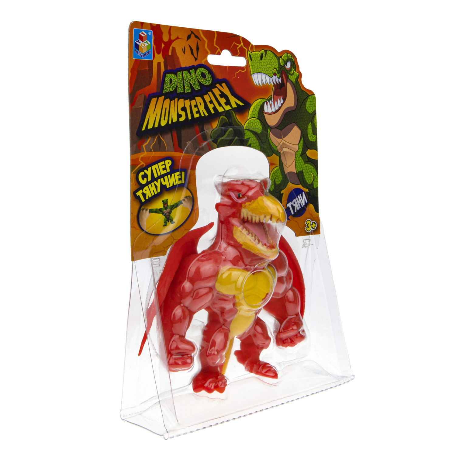 1TOY MONSTER FLEX DINO, тянущиеся фигурки 14см, 14 видов в ассортименте