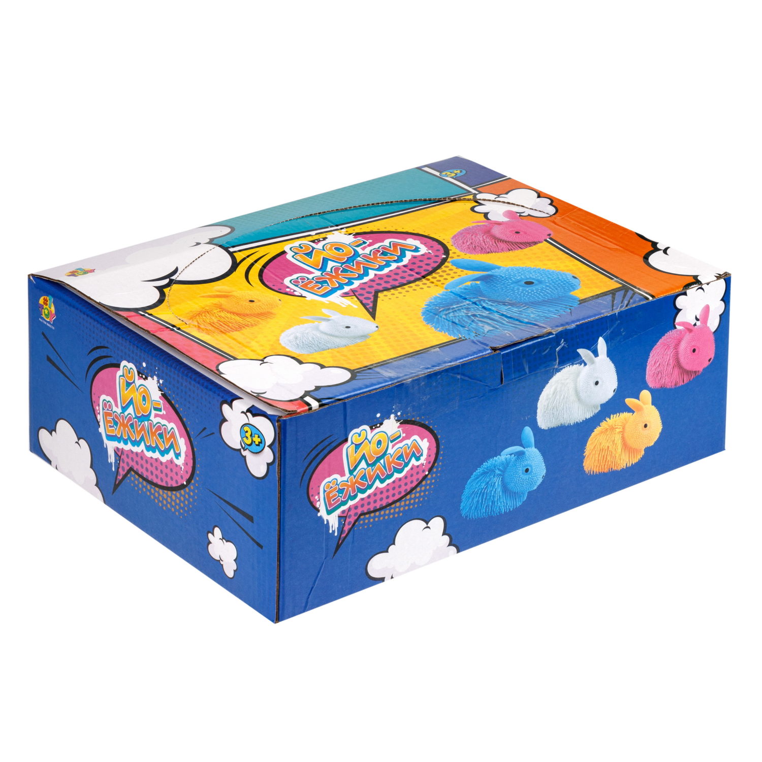 Игрушка-антистресс для рук 1toy Йо-Ёжики, "Кролик" 20 см, 4 цвета в ассортименте