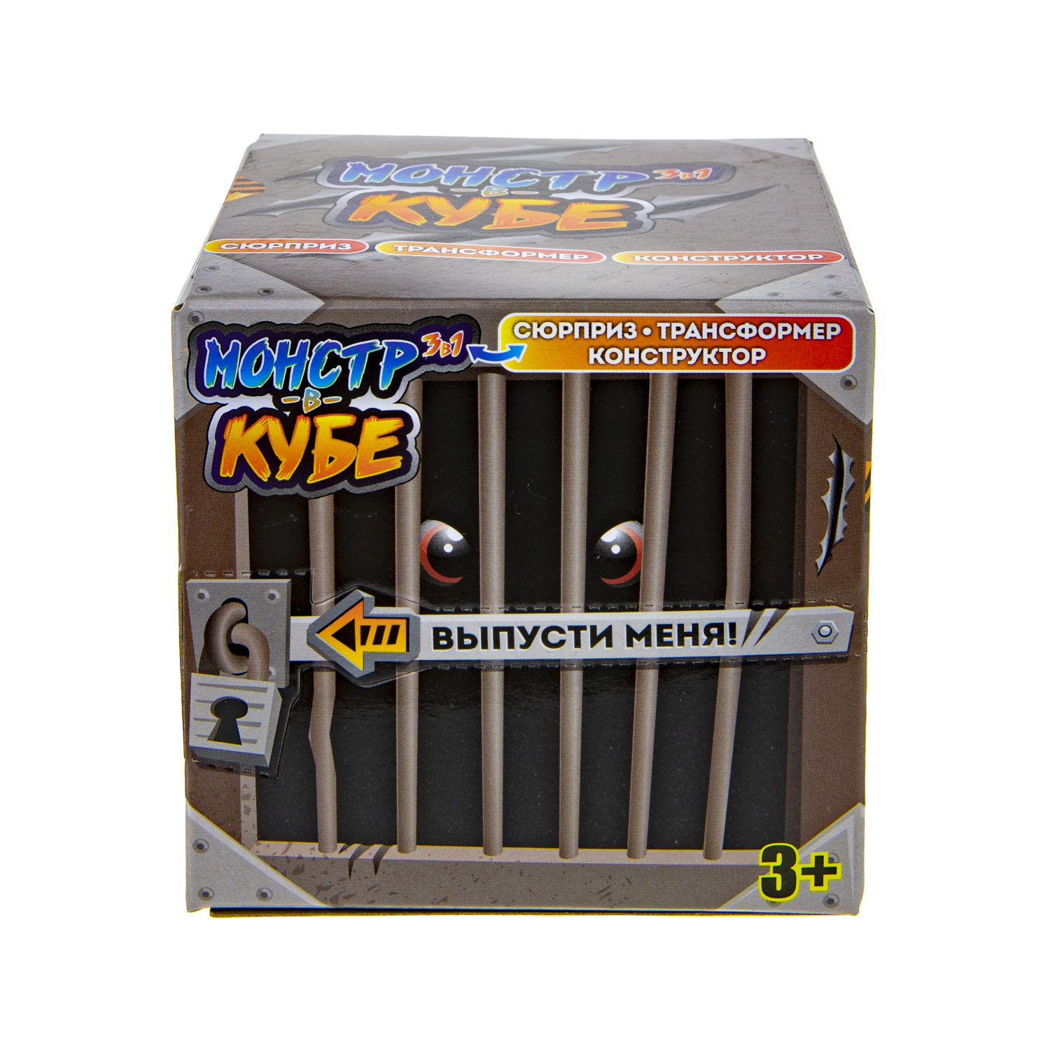 Конструктор 1TOY "Монстр в кубе", 12 видов, 1 шт.