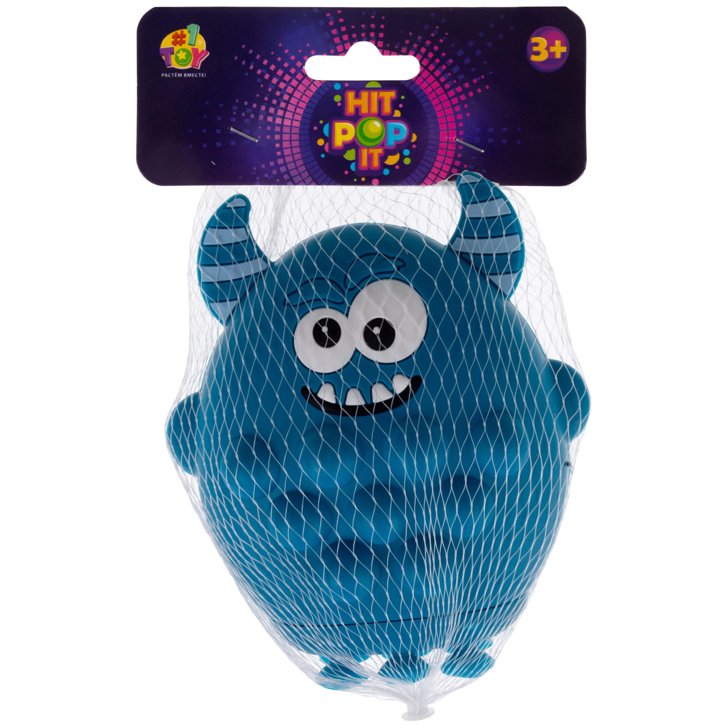 1TOY Жмяка Hit Pop It "Животные" 11х9х5 см, монстр