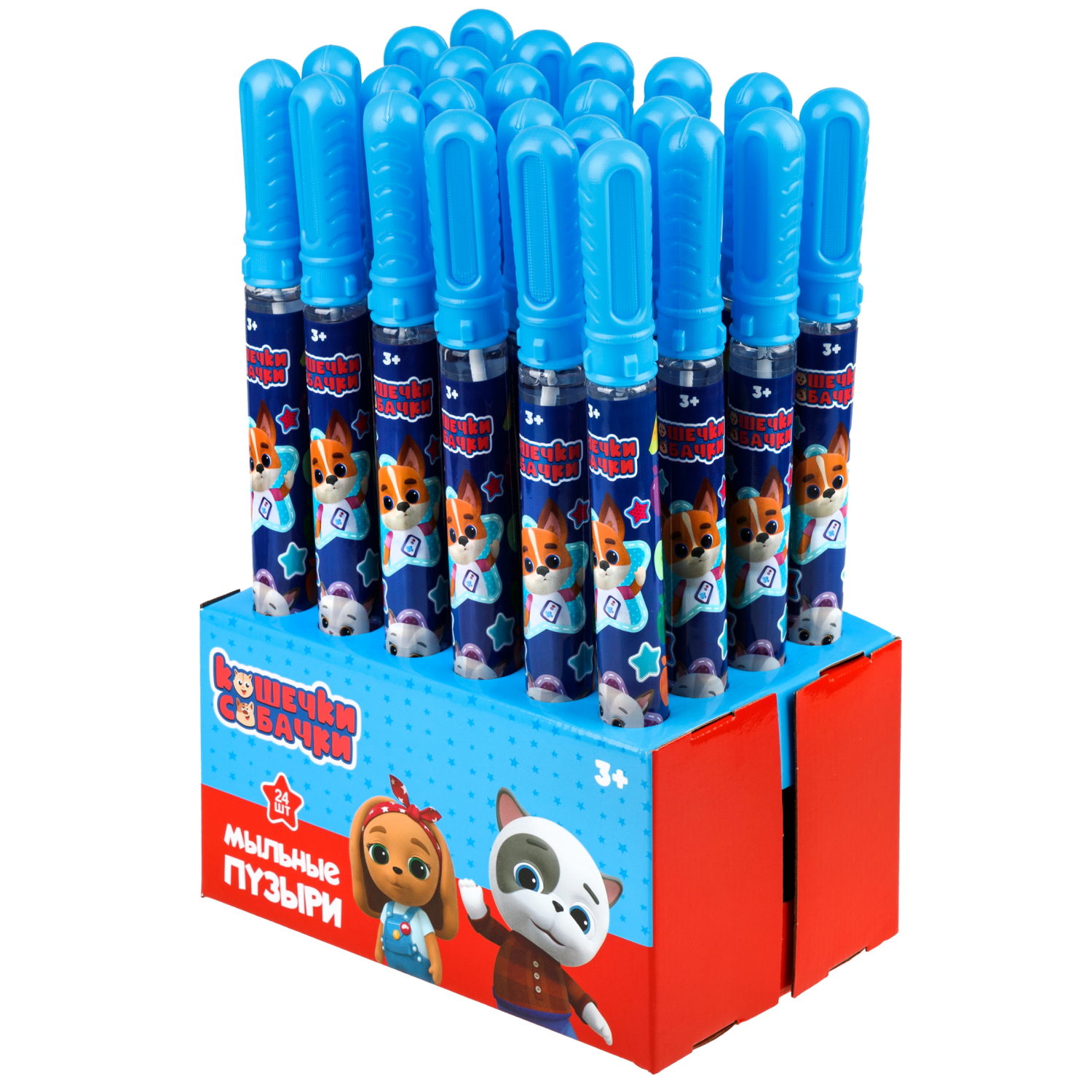 1TOY Кошечки-собачки, мыльные пузыри, 120 мл