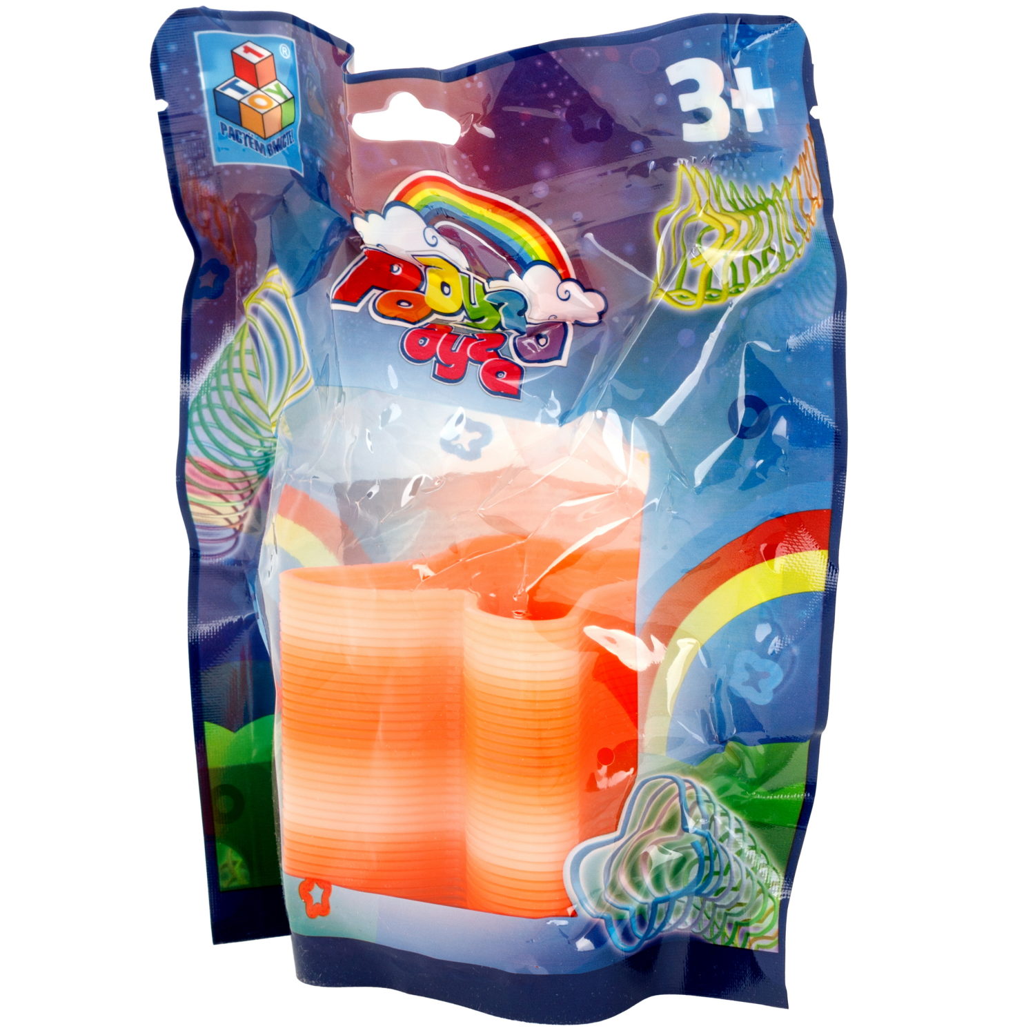 Пружинка радуга 1TOY «Радуга-дуга», 4 вида в ассортименте