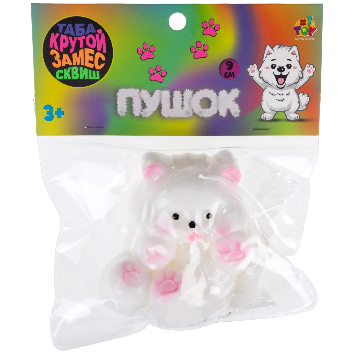 Таба сквиш 1TOY Крутой замес Муссик, собачка, 6,5х9х3,5 см