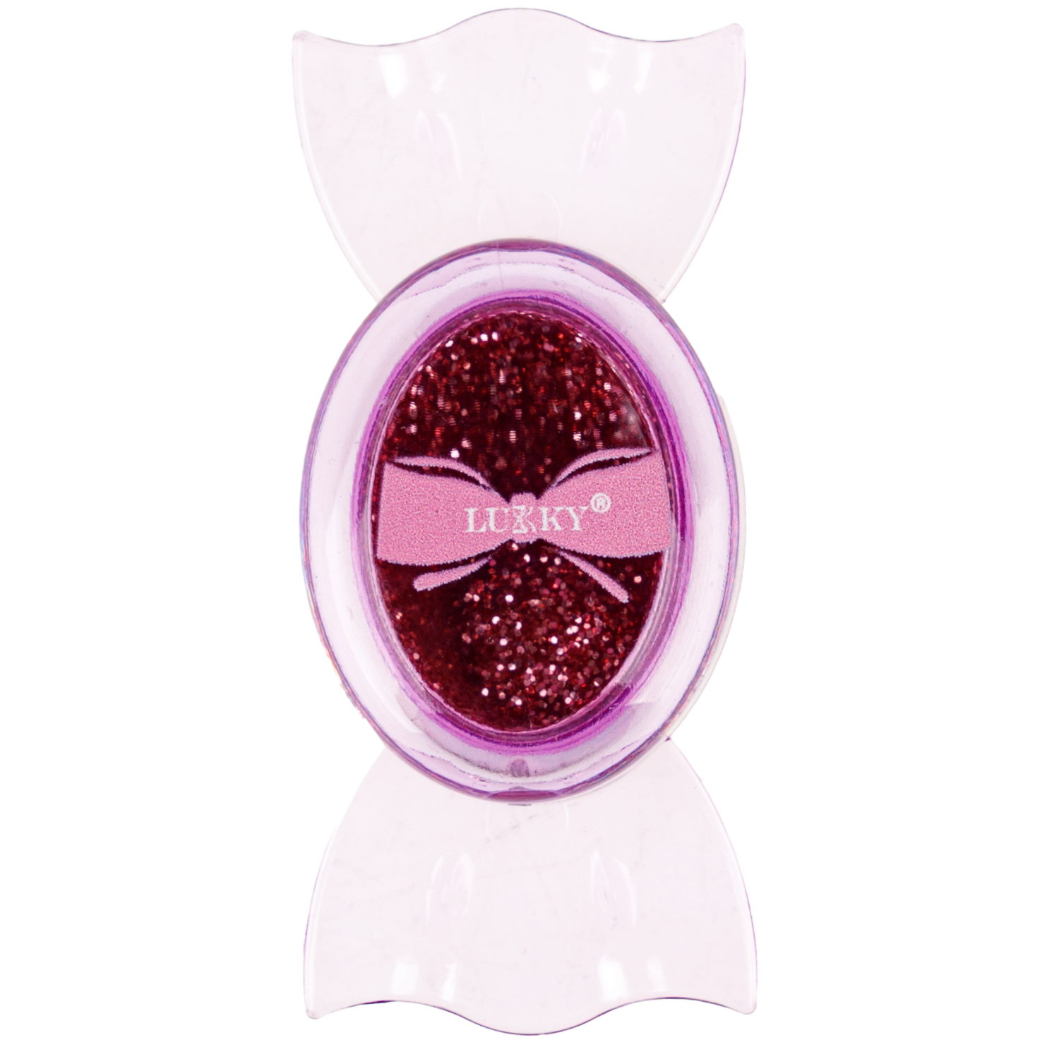 Блёстки для глаз,лица и тела Lukky Glitter BonBon прессованные, розовое золото, 2 г