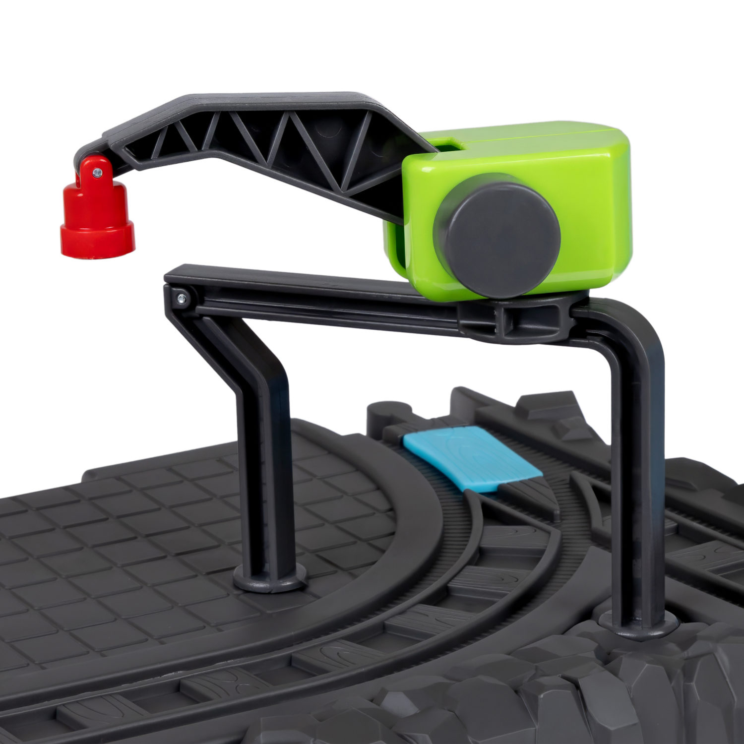 Деревянная железная дорога 1TOY GOODOK в коробке-трансформере, 56 элементов