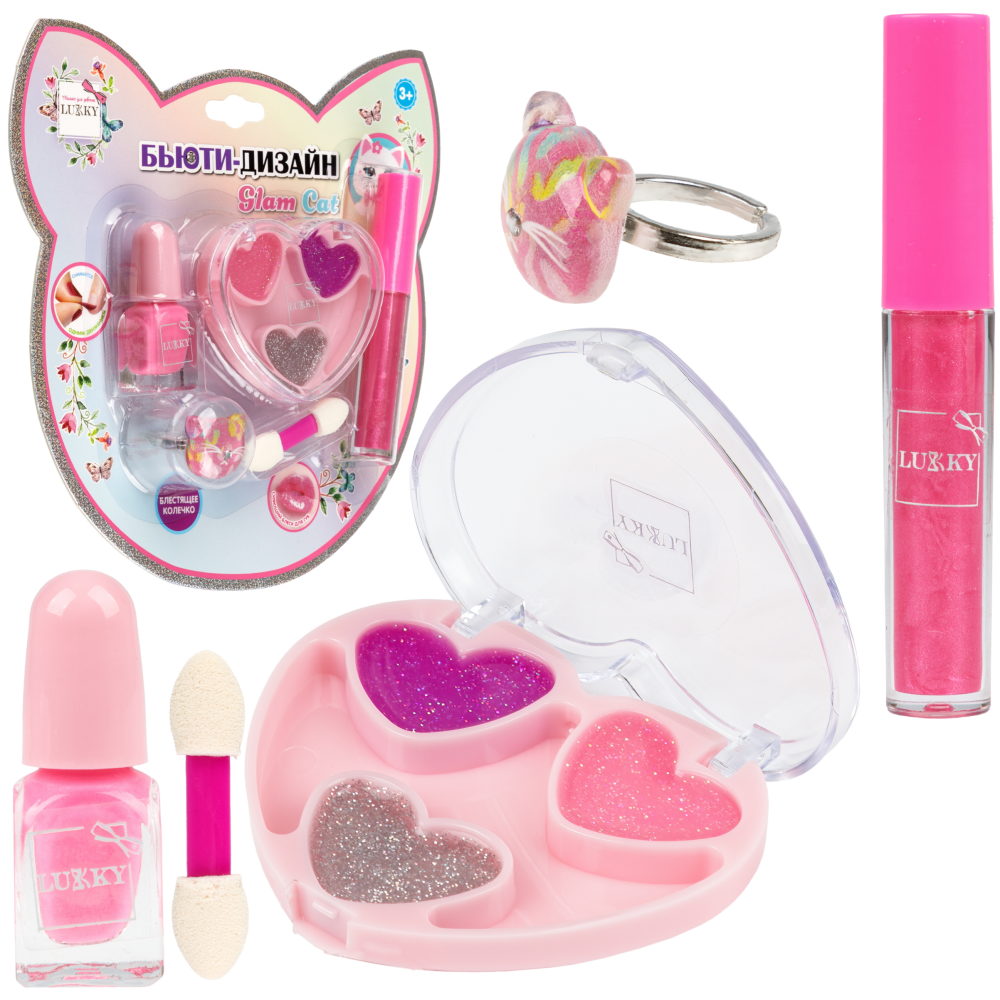 Набор детской декоративной косметики Lukky Бьюти Дизайн Glam Cat