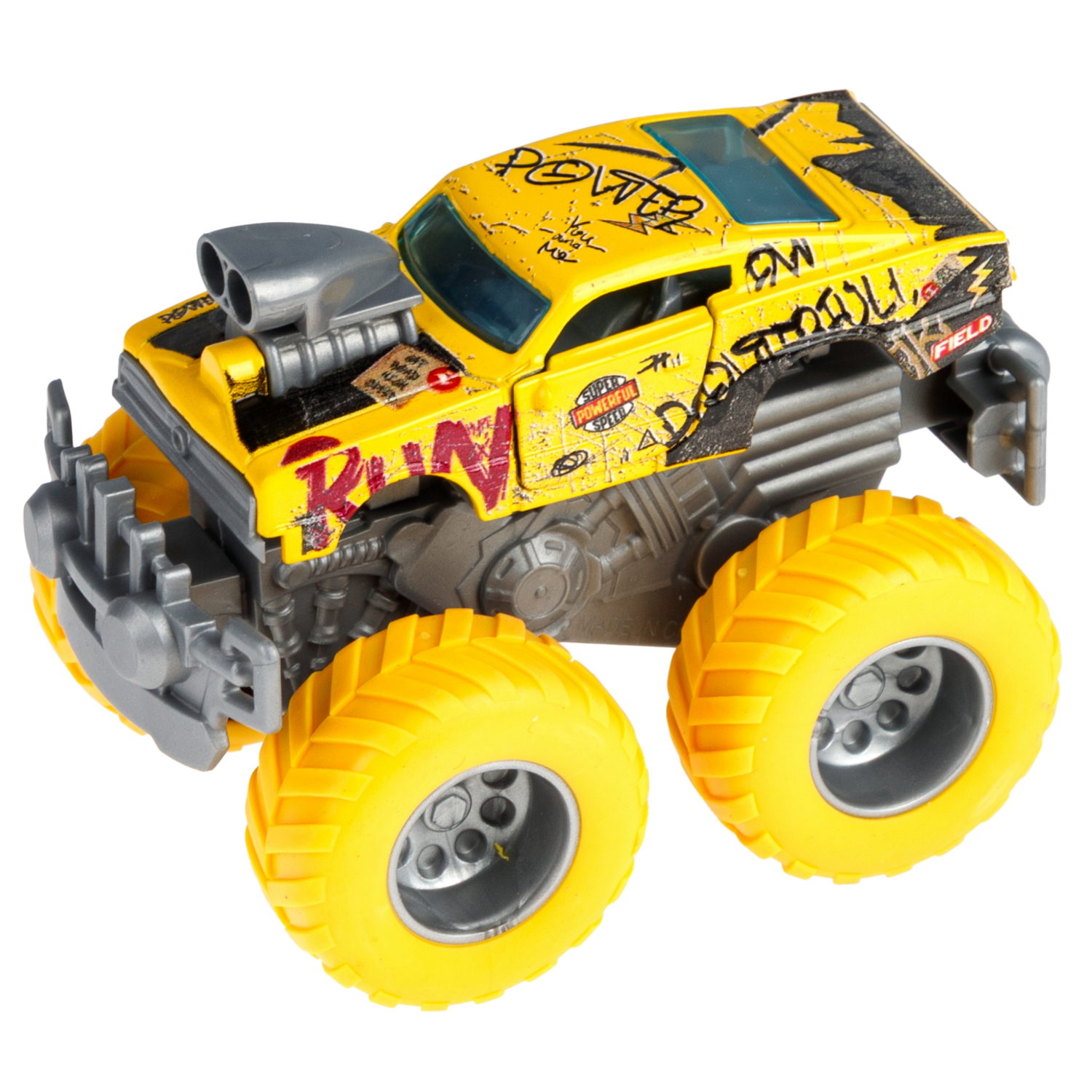 Машинка игрушечная 1TOY Драйв Монстр-трак Классика, инерционный, 8,5 см, цвет в ассортименте