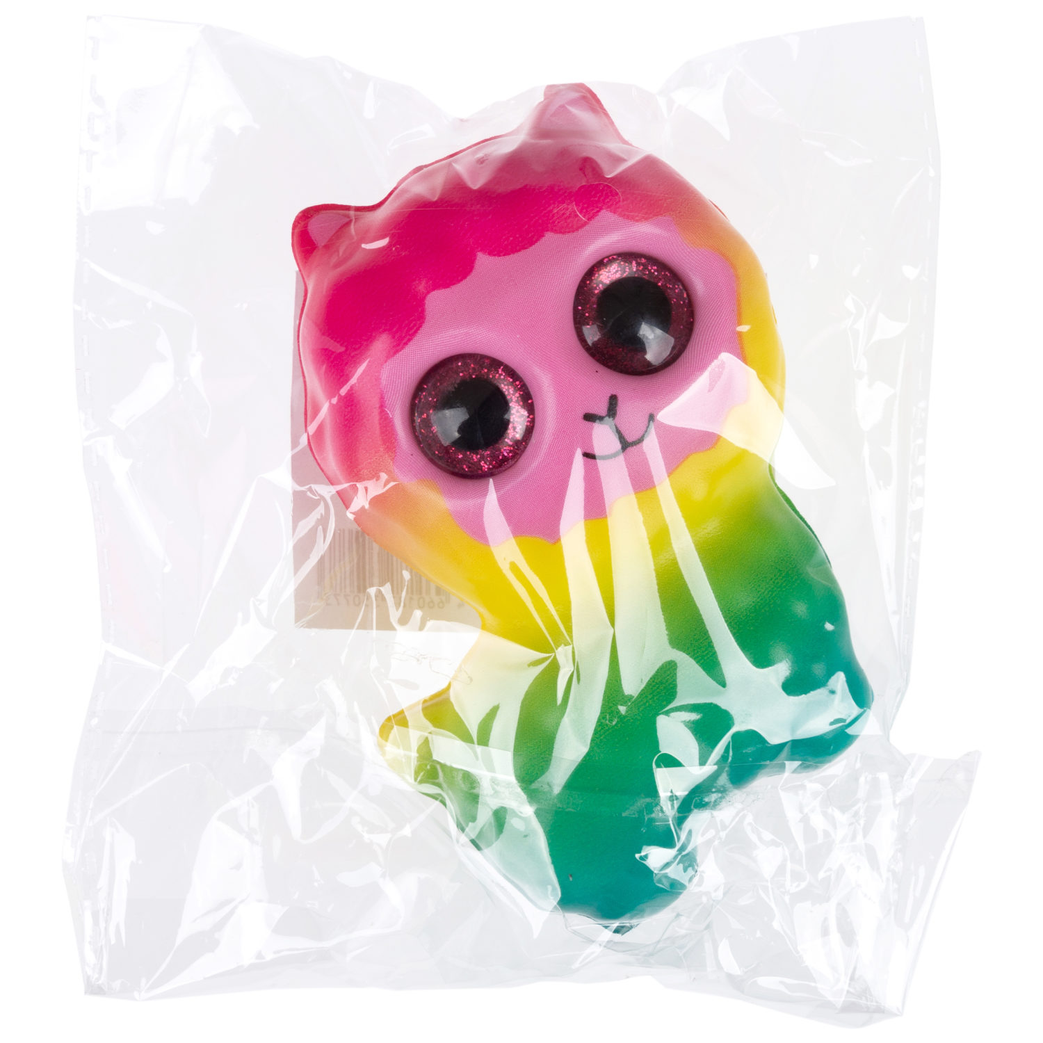 Глазастый сквиш 1TOY Животные Альпака, игрушка-антистресс для рук, жмякалка, 7,2х10 см