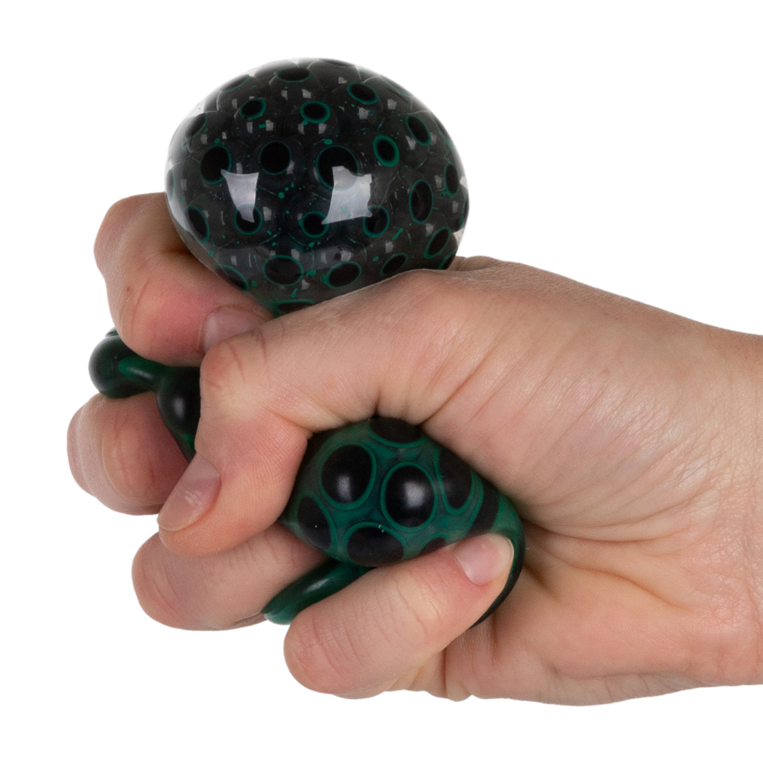 Антистресс с шариками внутри 1TOY Крутой замес Паучий глаз, 4 цвета в ассортименте, 6 см