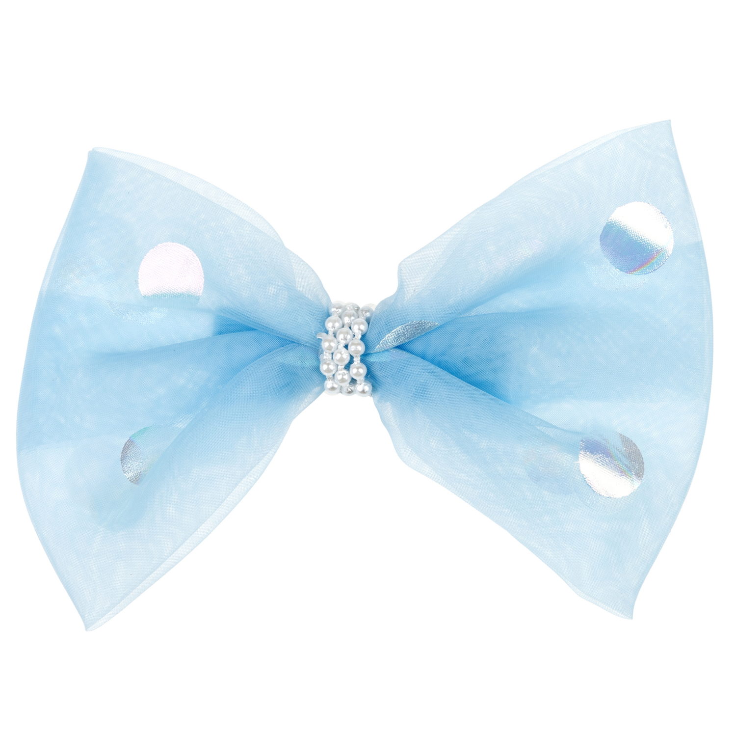 Lukky Fashion набор из 2 заколок-зажимов д.волос Бантик и Цветок Шифон и Шёлк,4 цв.микс