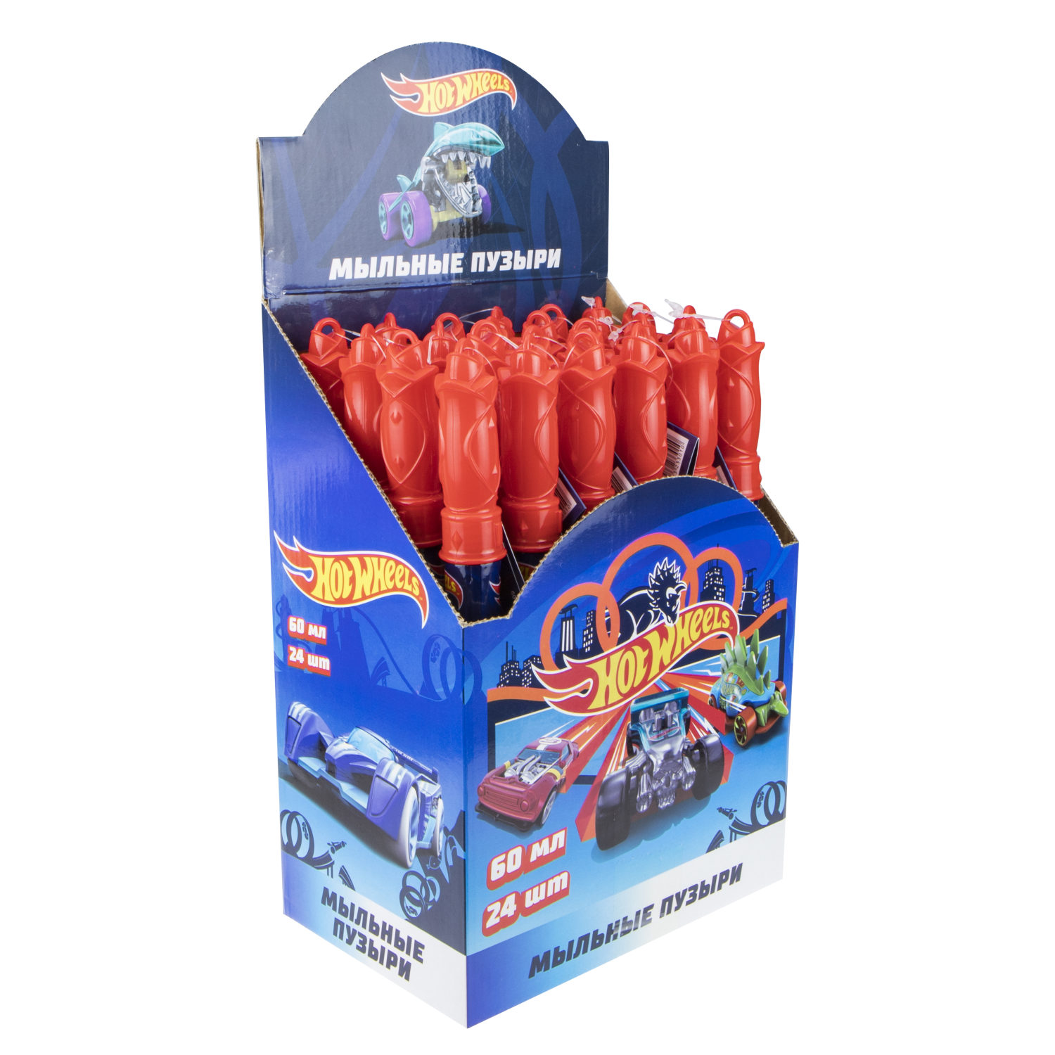 Мыльные пузыри 1TOY Hot Wheels, 60 мл