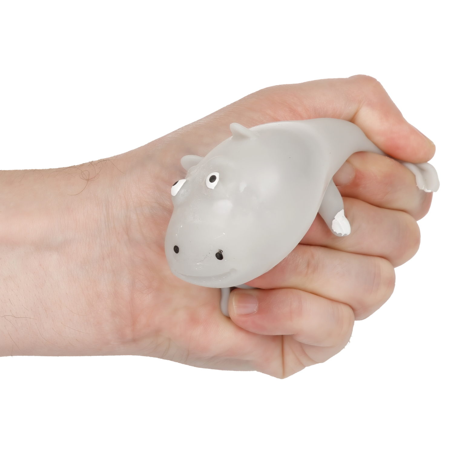 Игрушка ДУТИКИ 1TOY Животные, максимальный размер 30 см, бегемот