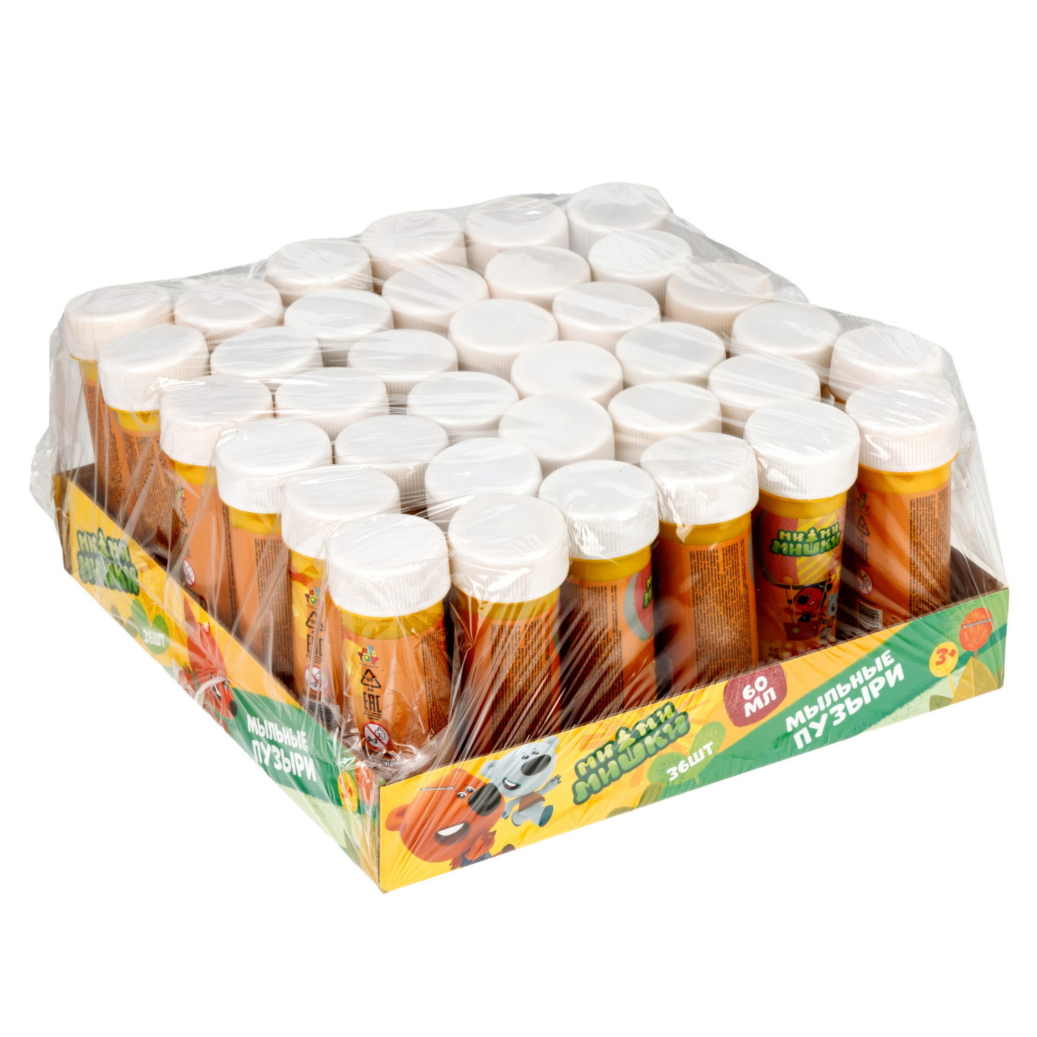 Мыльные пузыри 1TOY Ми-ми-мишки, 60 мл
