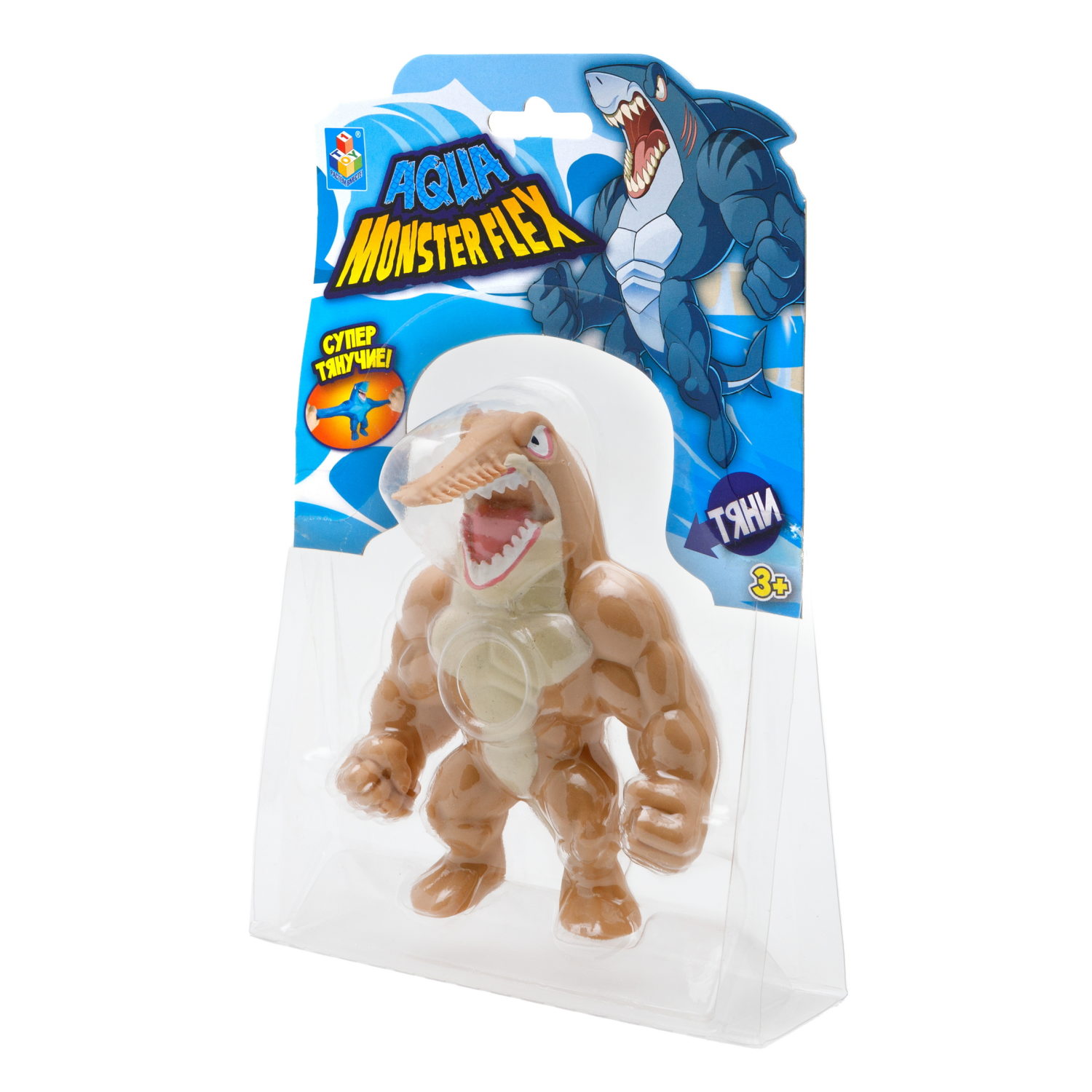 1Toy Игрушка для мальчика, тянучка монстр MONSTER FLEX AQUA, антистресс, 14 видов в ассортименте