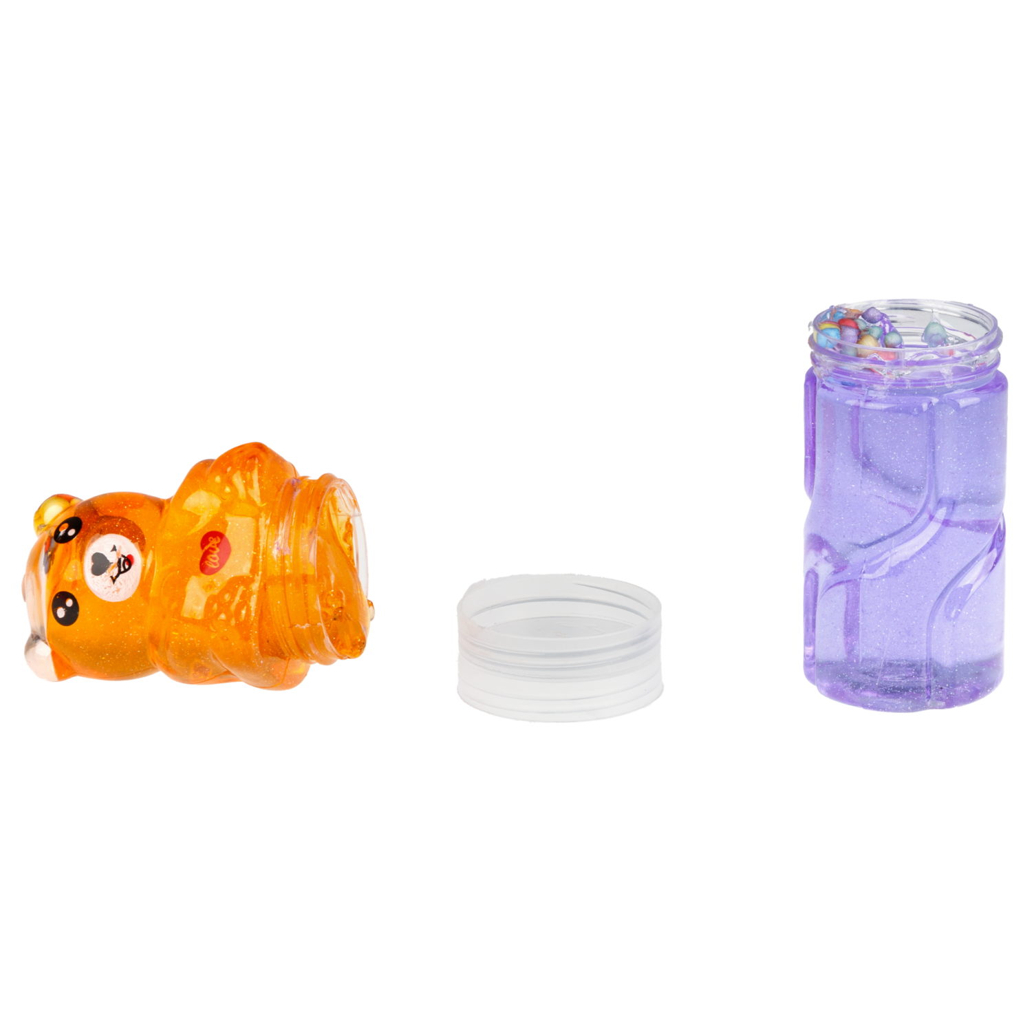 Слайм в банке 1TOY Мармеладный мишка, в ассортименте