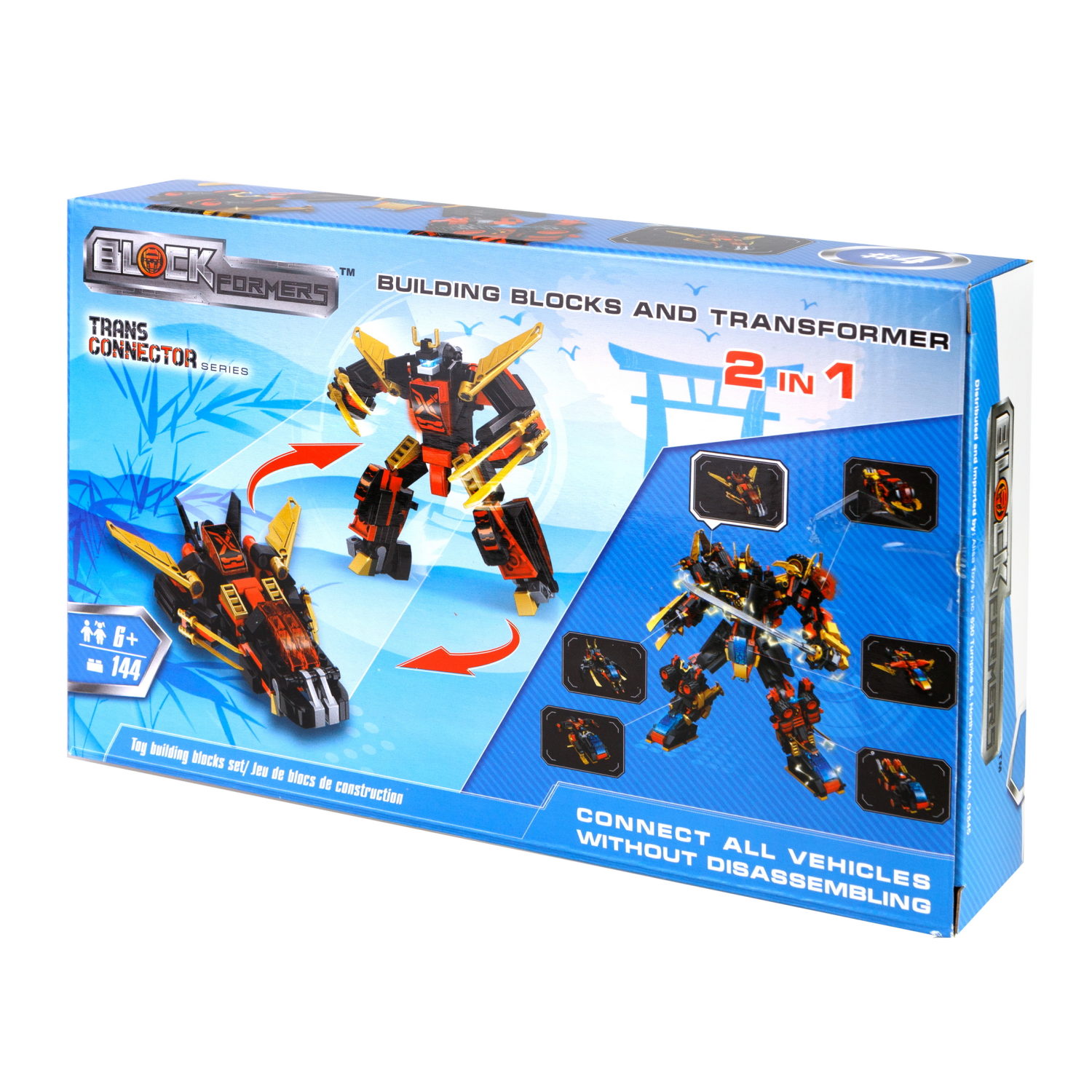 Конструктор  Трансформер BLOCKFORMERS  "Мегасамурай" Cерия TRANS CONNECTOR, 6 видов на выбор