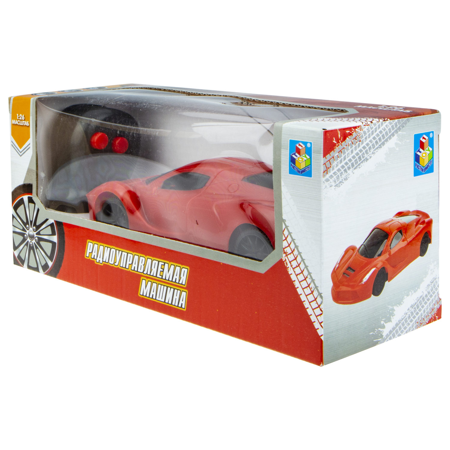 Машинка 1TOY "Спортавто" машина на р/у, красная